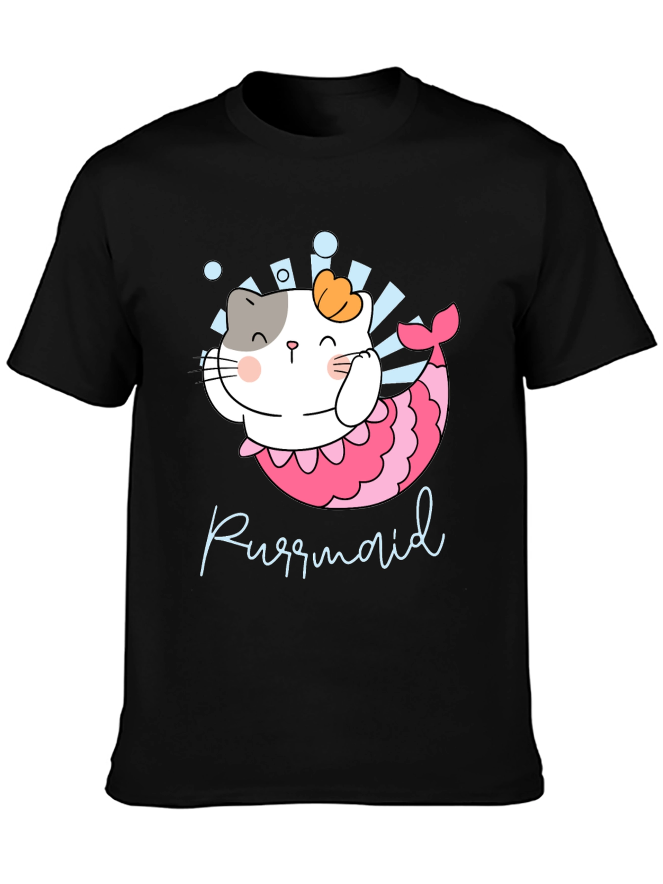 Purrmaid Cat Mermaid Graphic Tee