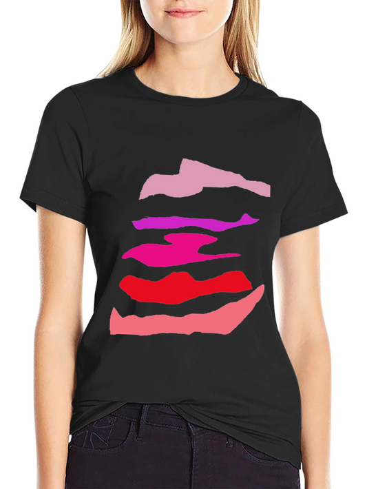 Abstract Color Block Mens Tee