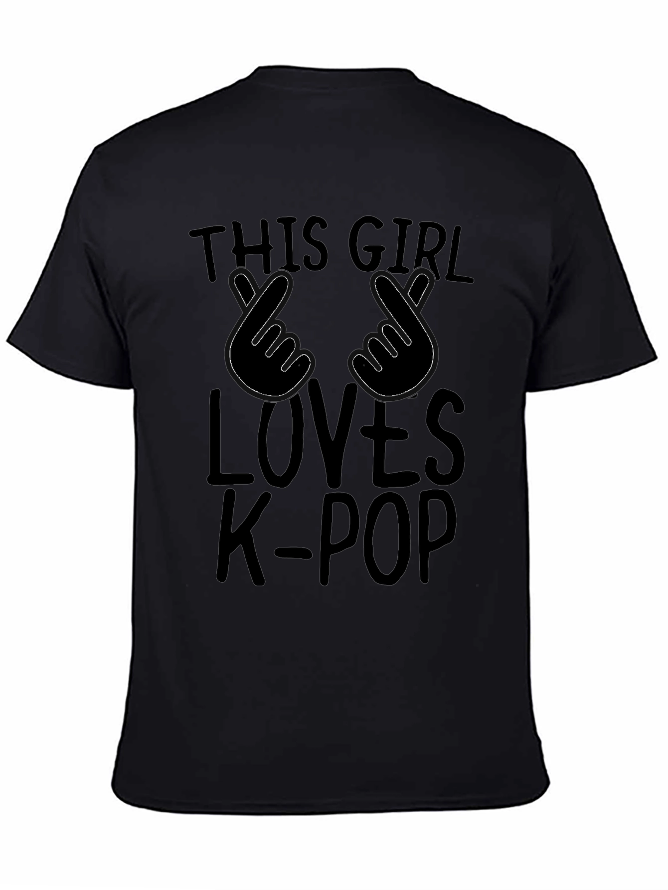 K-Pop Fan T-Shirt - This Girl Loves K-Pop Design
