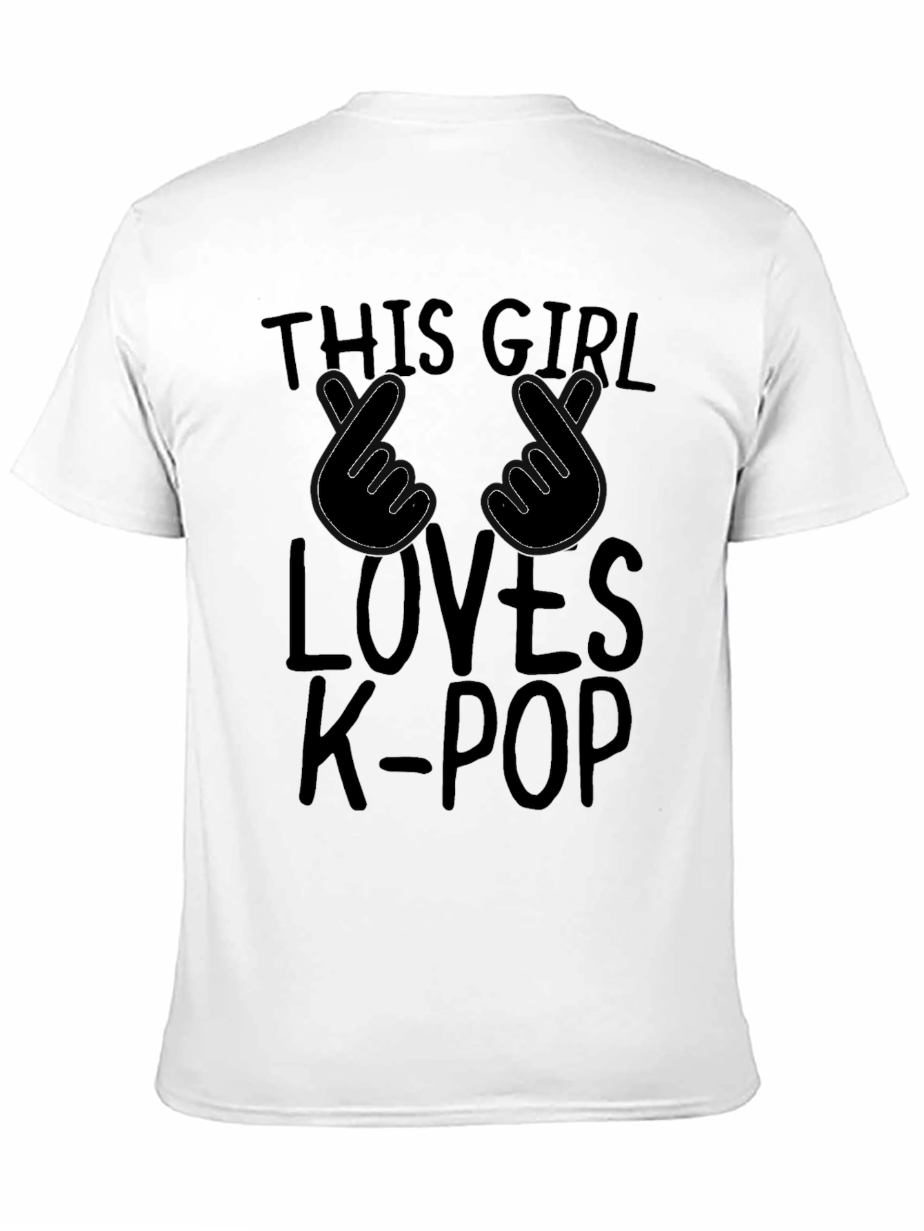 K-Pop Fan T-Shirt - This Girl Loves K-Pop Design