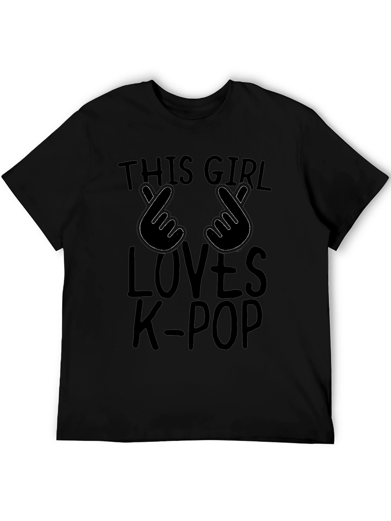 K-Pop Fan T-Shirt - This Girl Loves K-Pop Design
