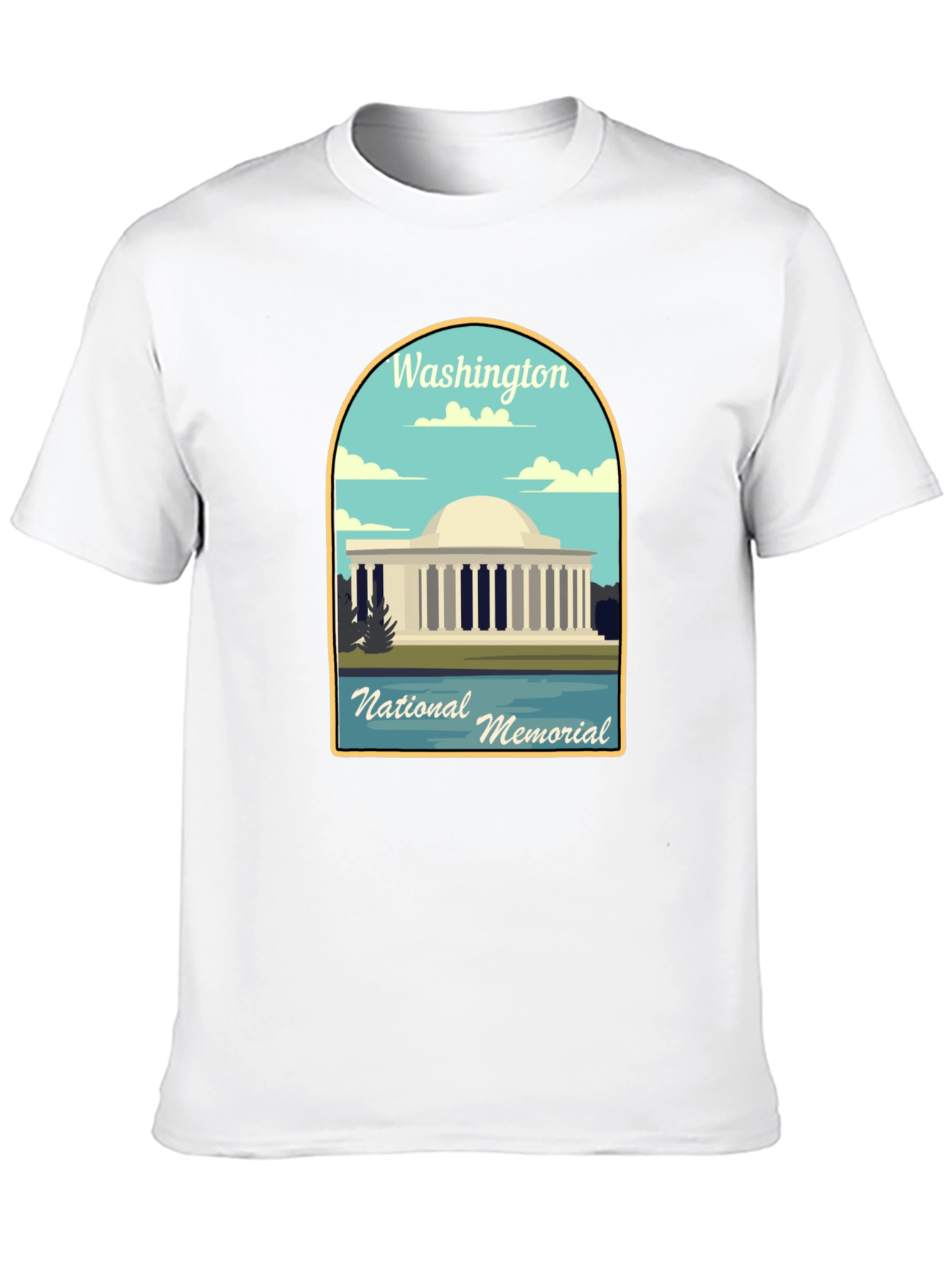 Washington National Memorial Black T-Shirt