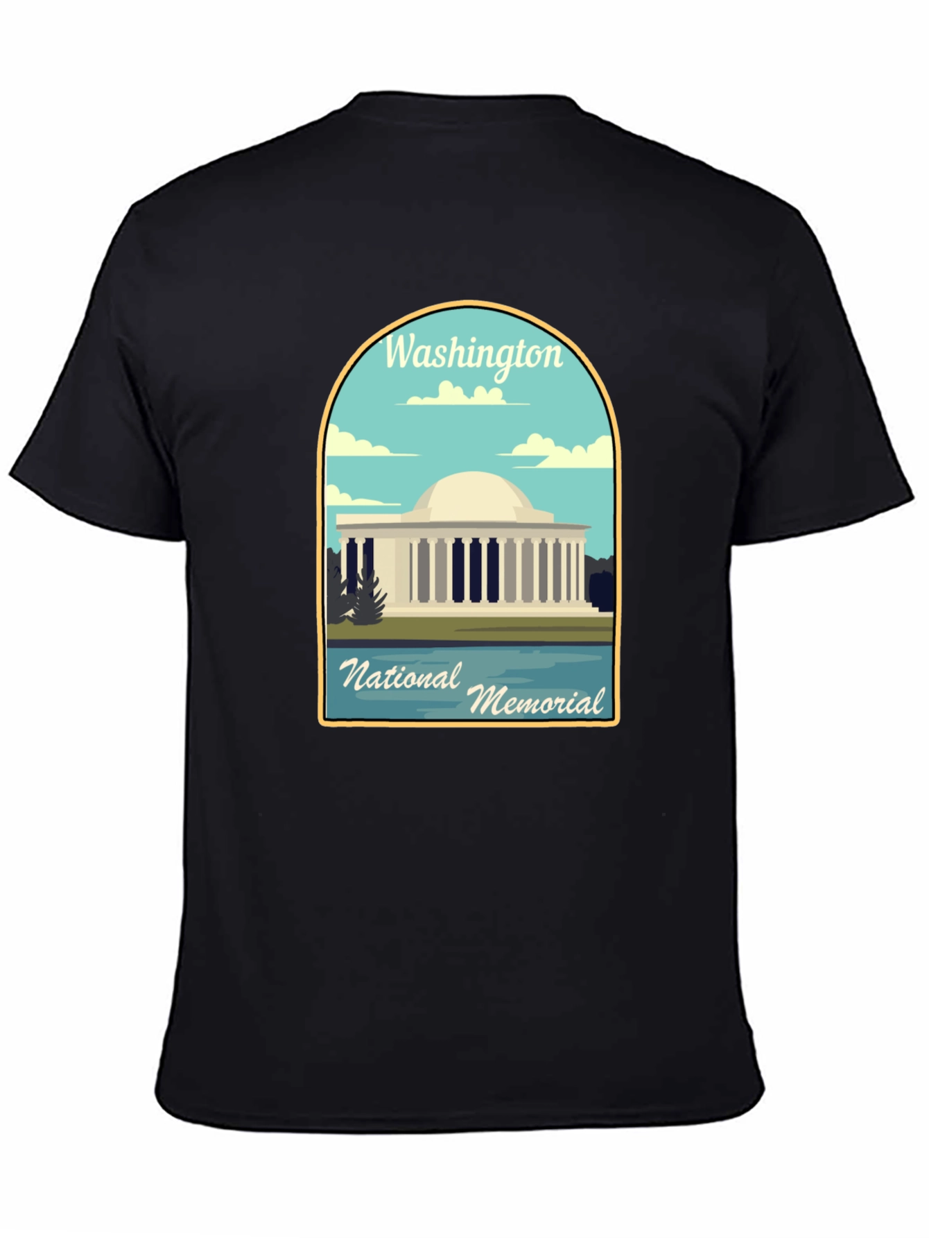 Washington National Memorial Black T-Shirt