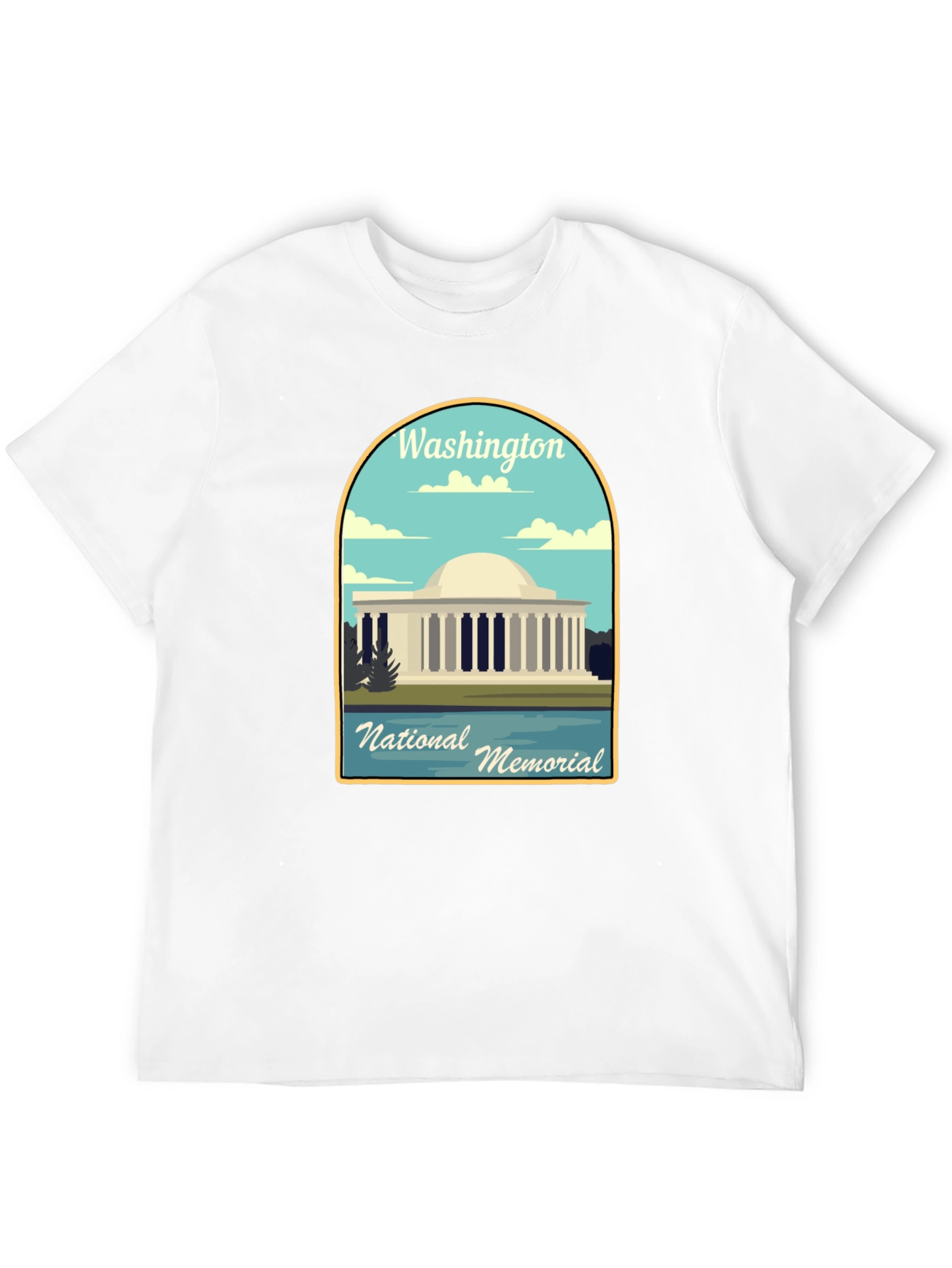 Washington National Memorial Black T-Shirt