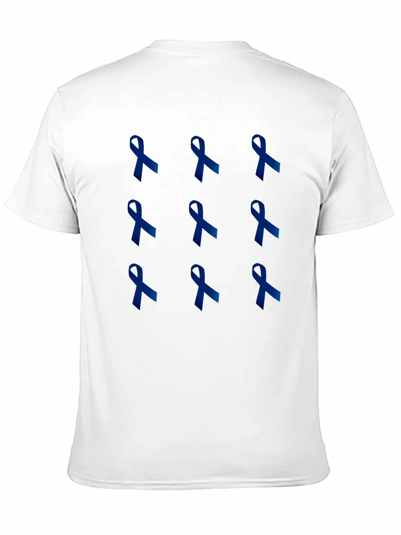 Blue Ribbon T-Shirt - Support Cause Awareness