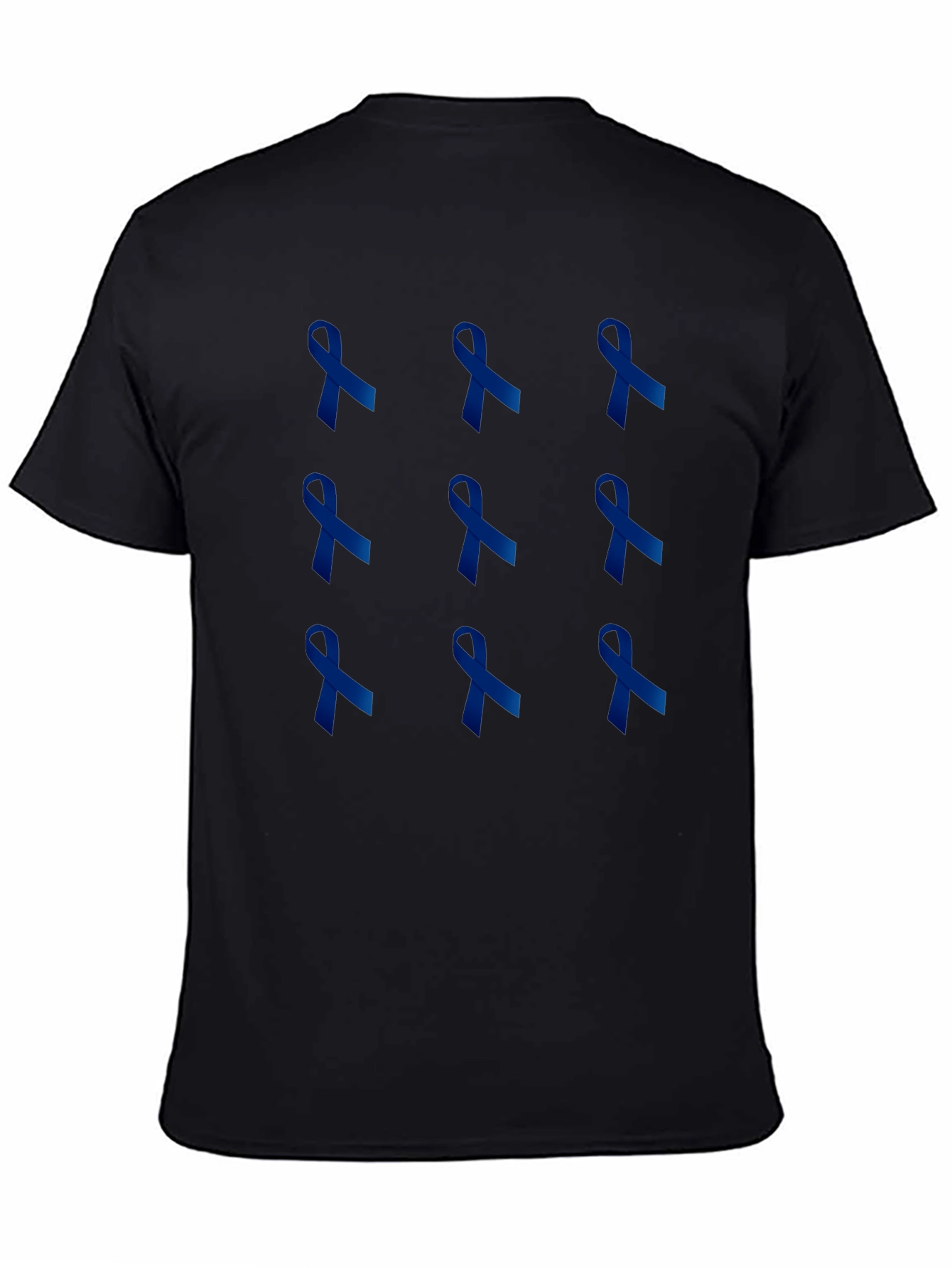 Blue Ribbon T-Shirt - Support Cause Awareness