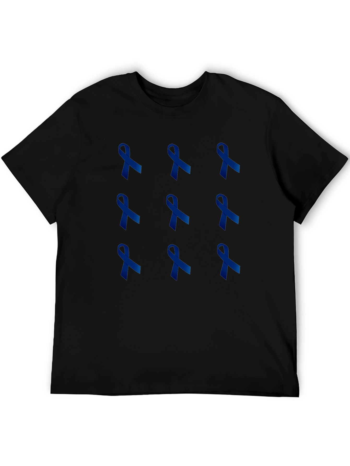 Blue Ribbon T-Shirt - Support Cause Awareness