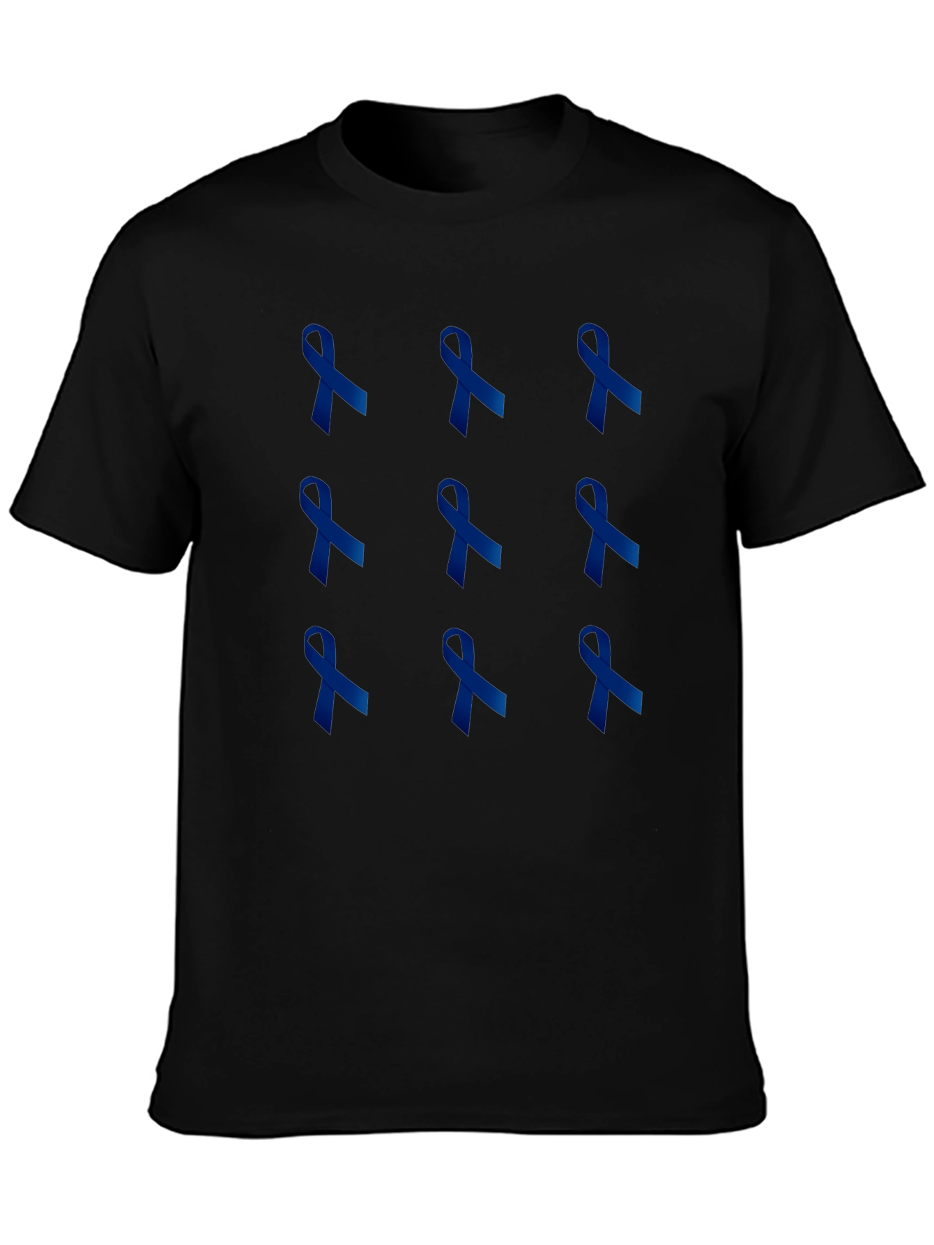 Blue Ribbon T-Shirt - Support Cause Awareness