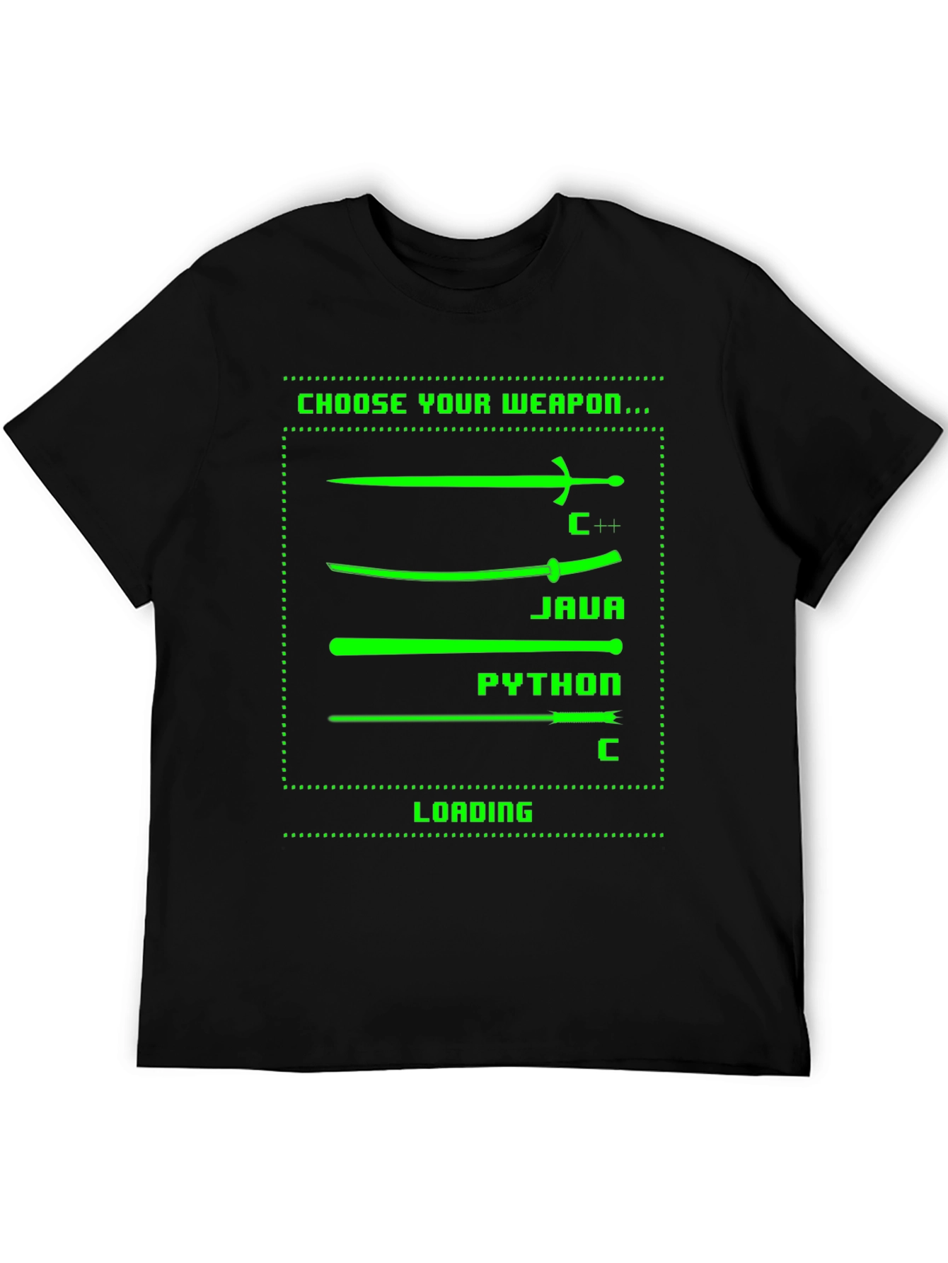 Choose Your Weapon Programmer T-Shirt