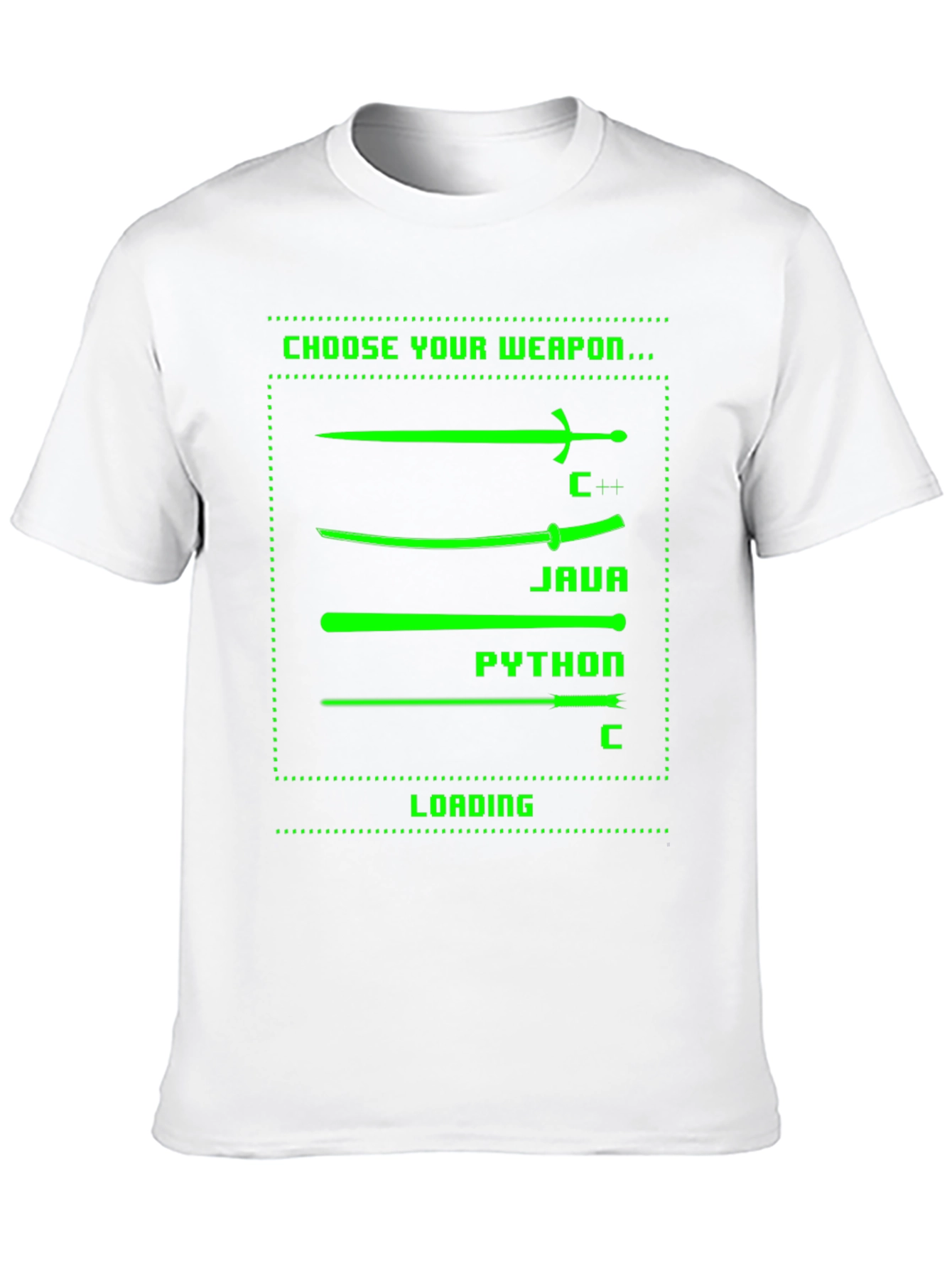 Choose Your Weapon Programmer T-Shirt