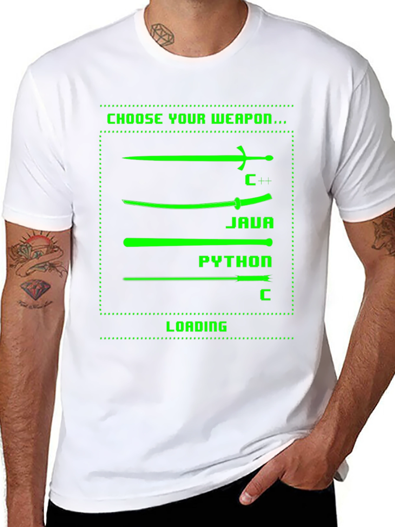 Choose Your Weapon Programmer T-Shirt