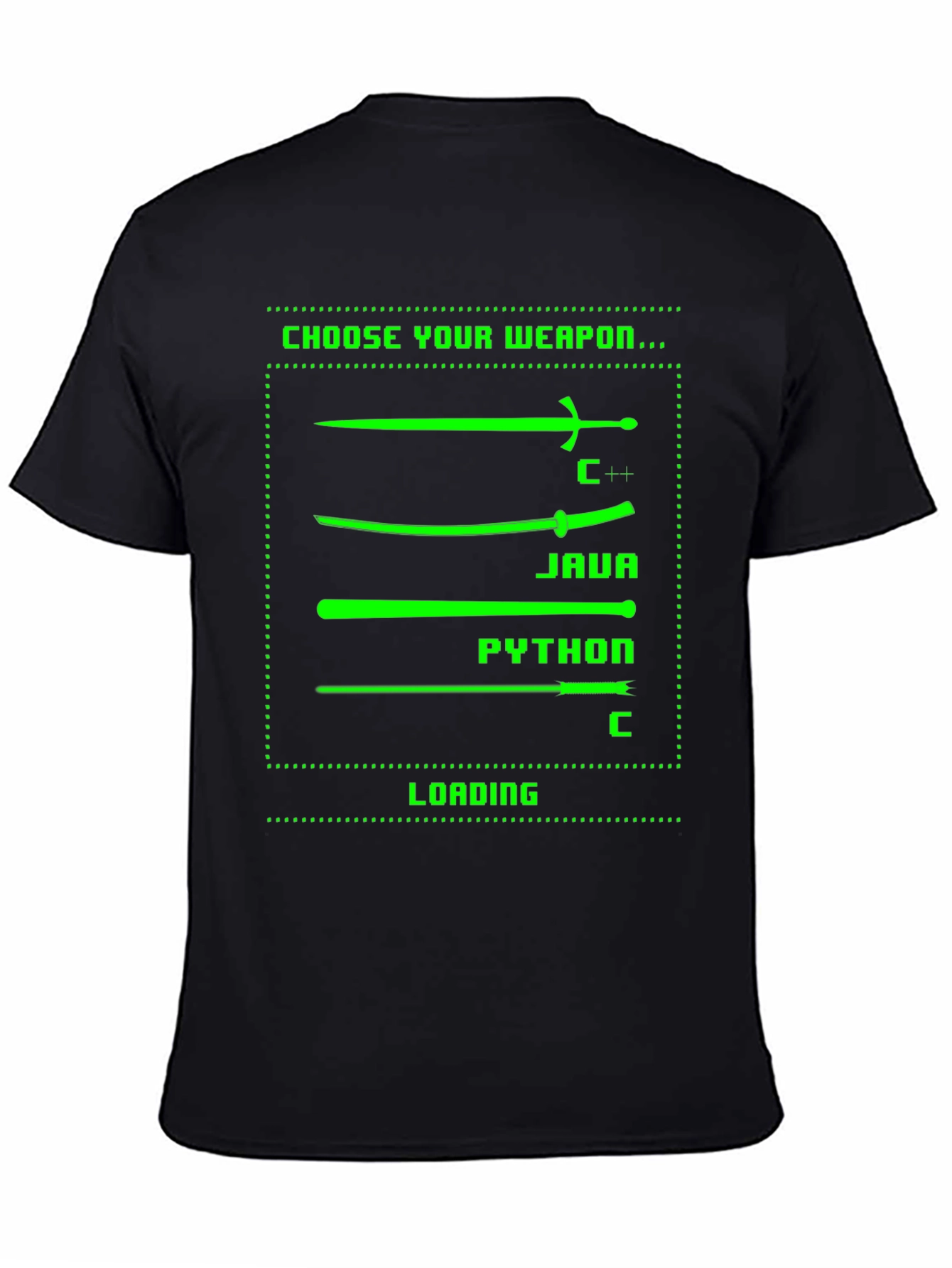 Choose Your Weapon Programmer T-Shirt
