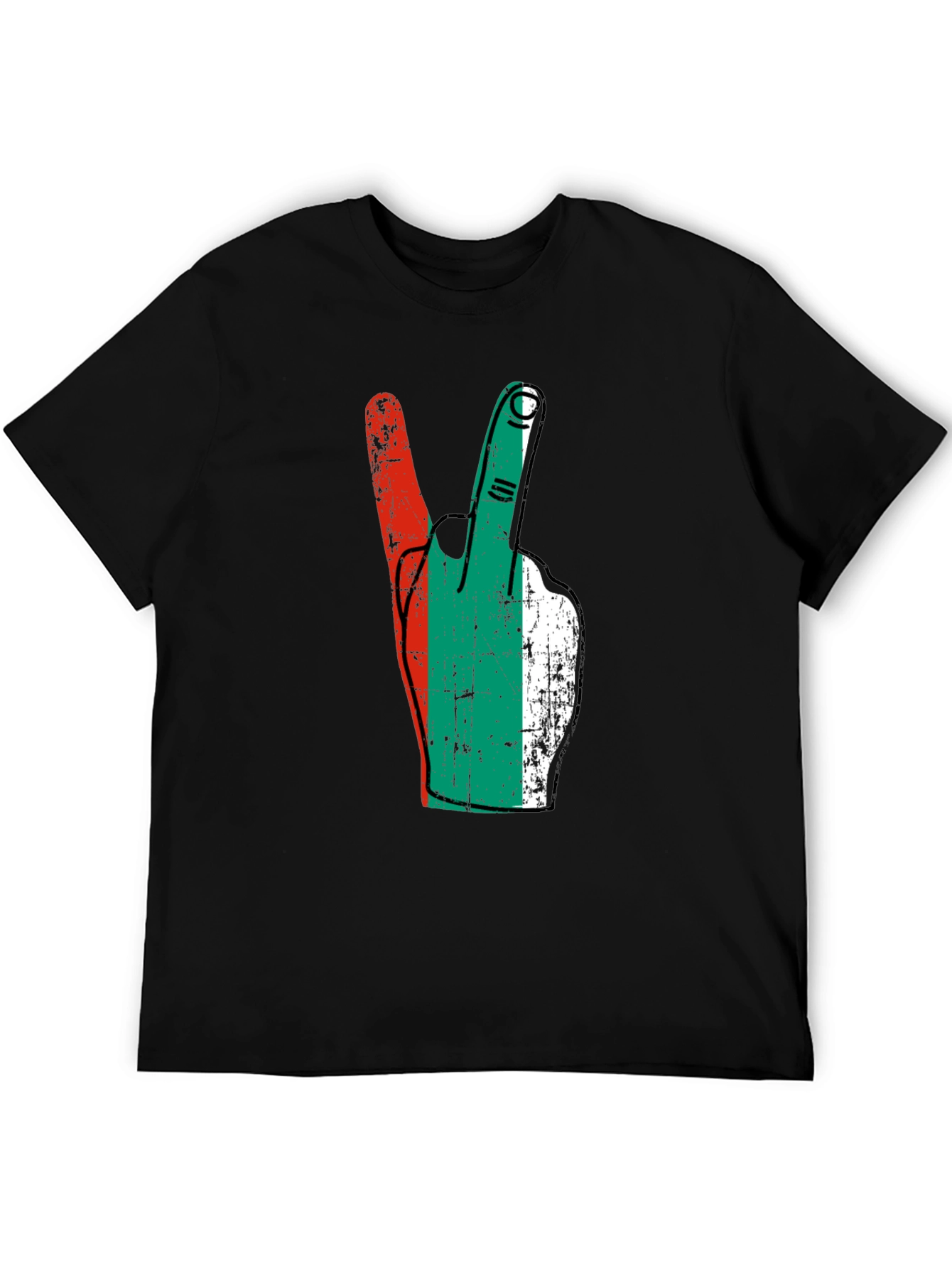 Bulgaria Flag Peace Sign T-Shirt
