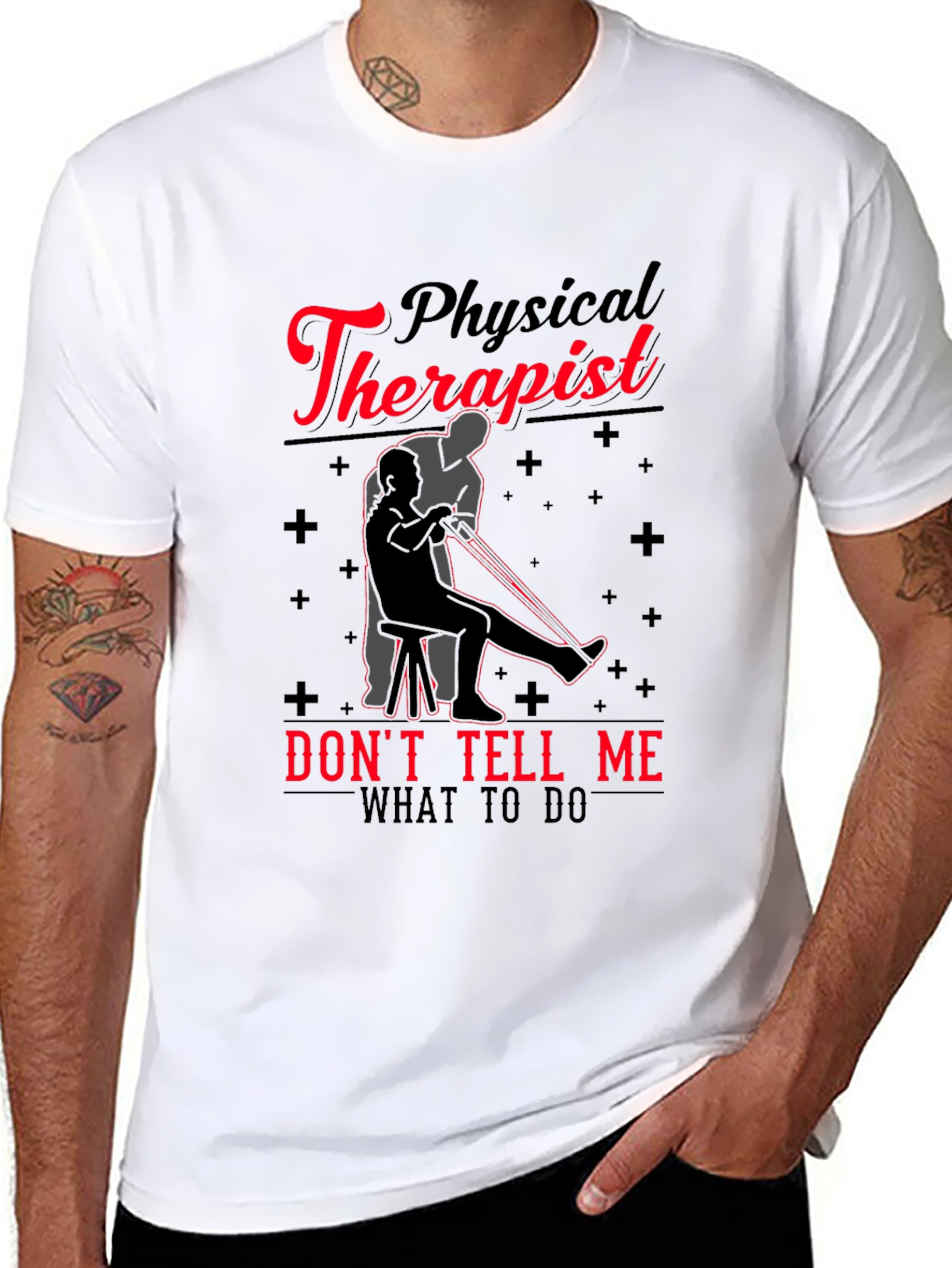 Physical Therapist Graphic T-Shirt - Funny Novelty Tee