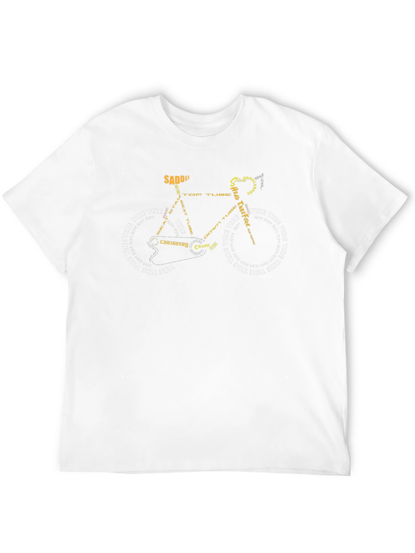 Bicycle Anatomy T-Shirt - Black