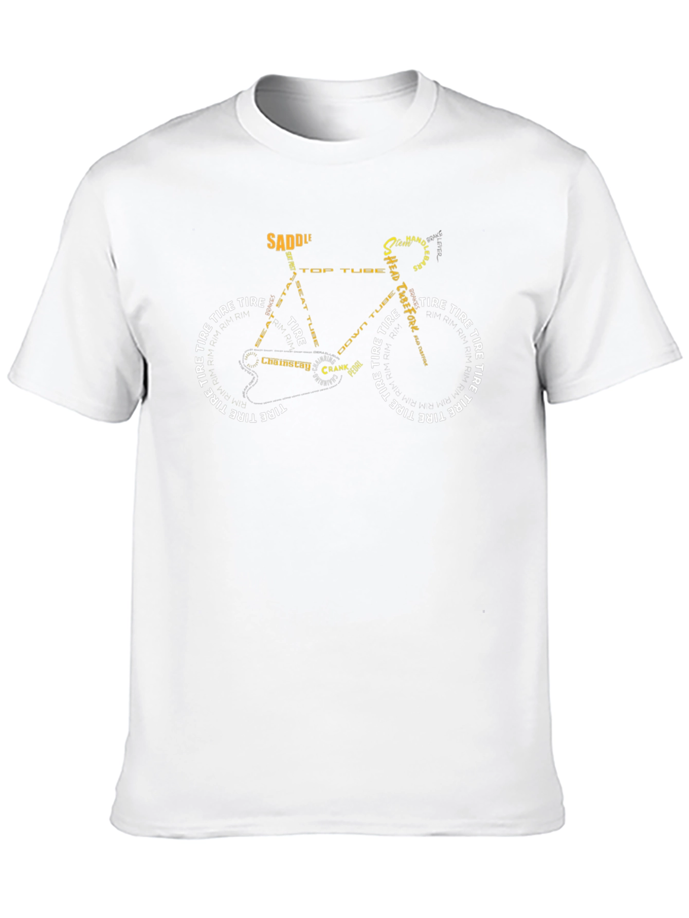Bicycle Anatomy T-Shirt - Black