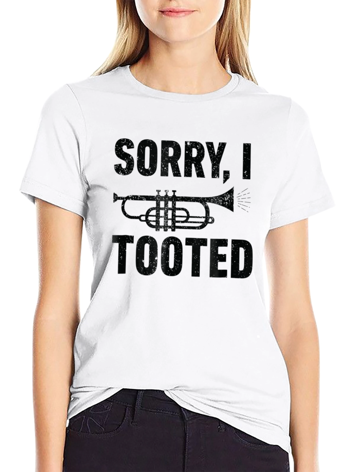 Sorry I Tooted Funny Trumpet T-Shirt