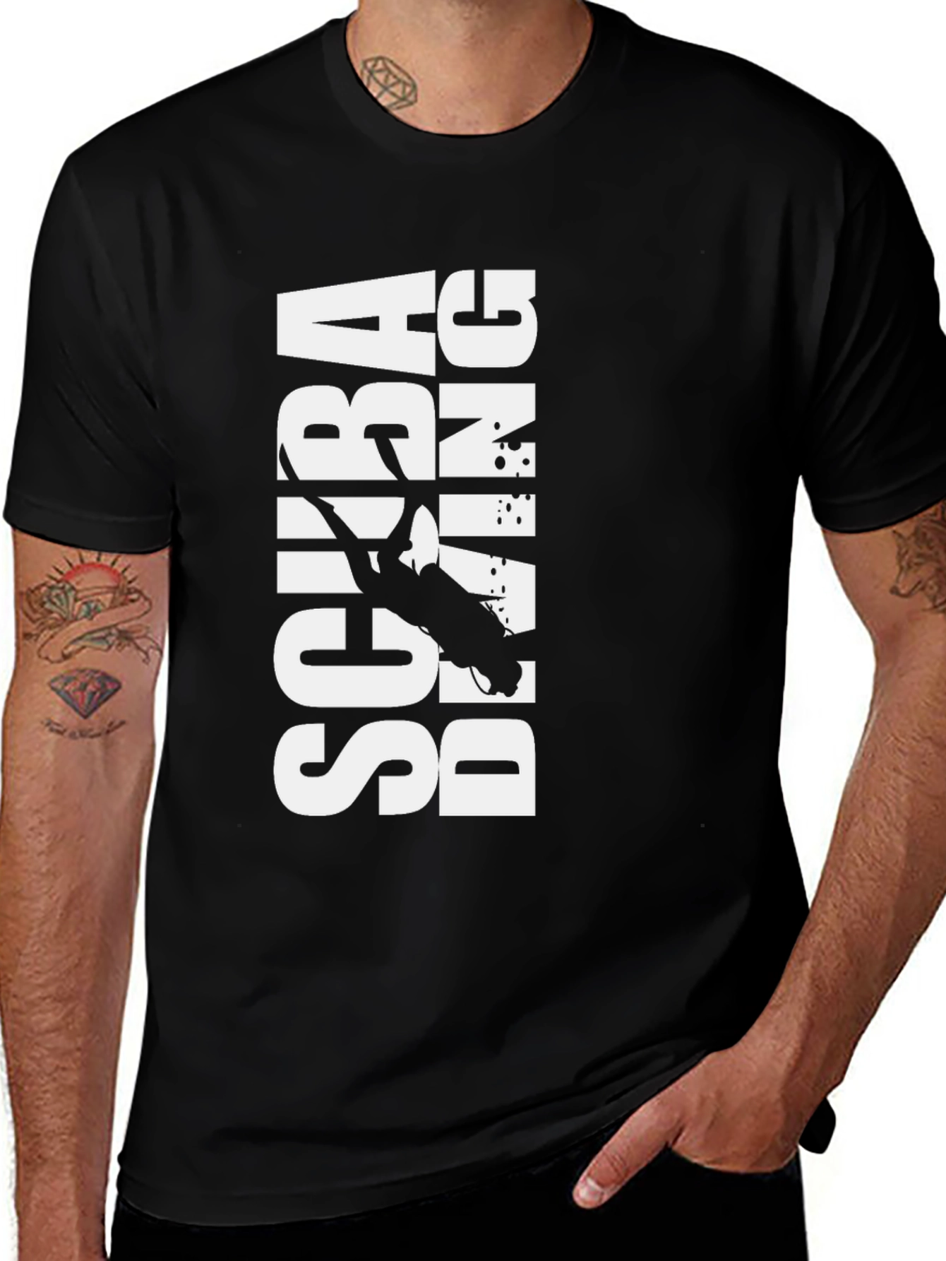 Scuba Diving Graphic Tee - Dive in Style!