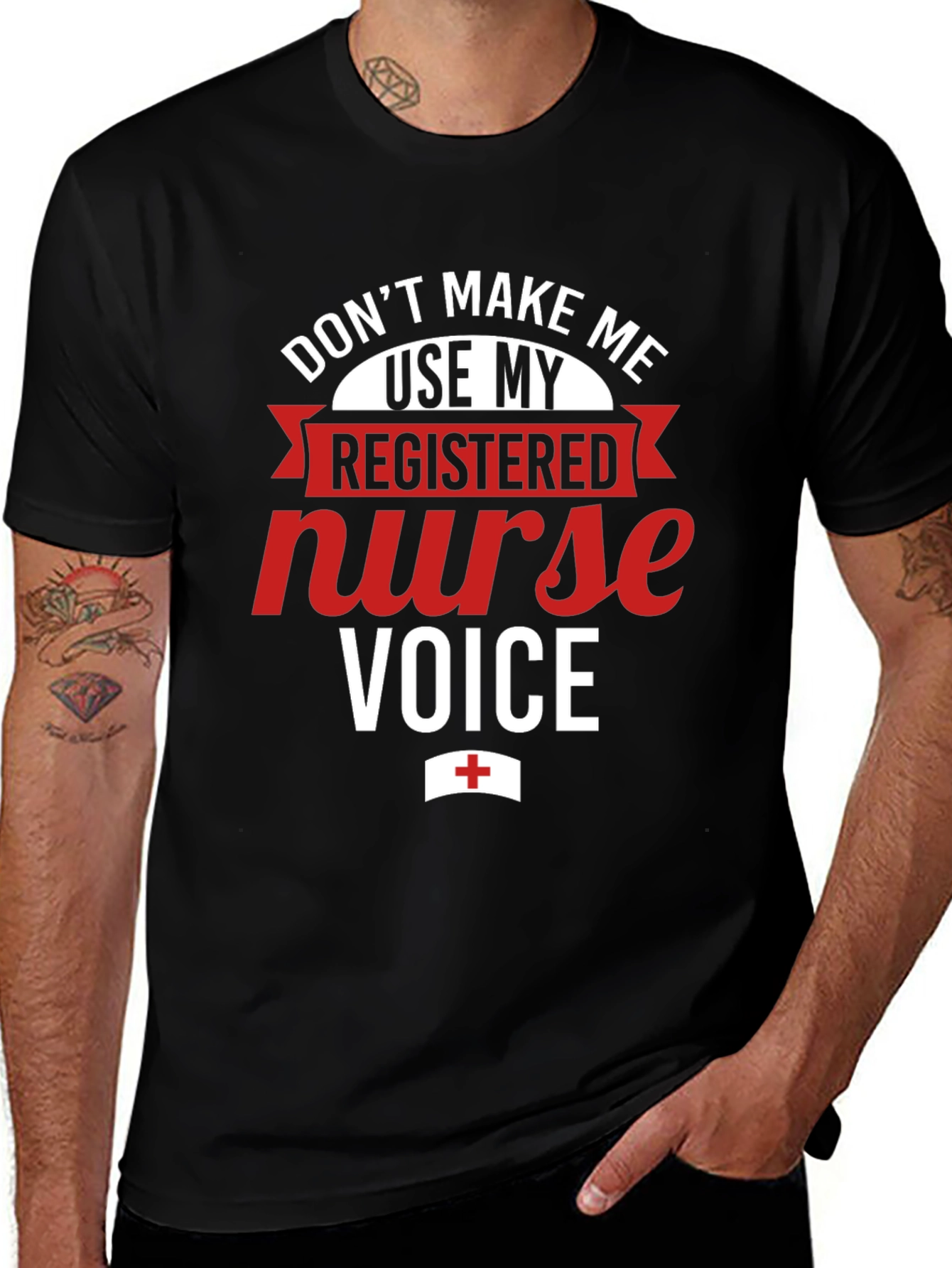 Registered Nurse Voice T-Shirt - Funny RN Apparel