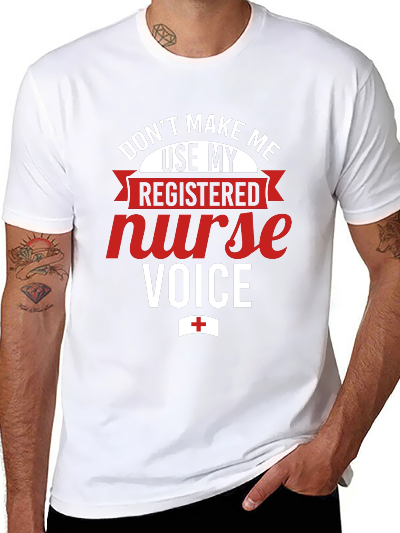 Registered Nurse Voice T-Shirt - Funny RN Apparel