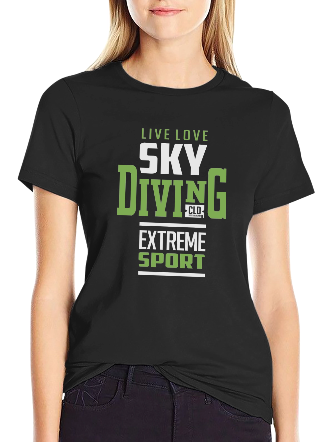 Live Love Sky Diving Extreme Sport T-Shirt