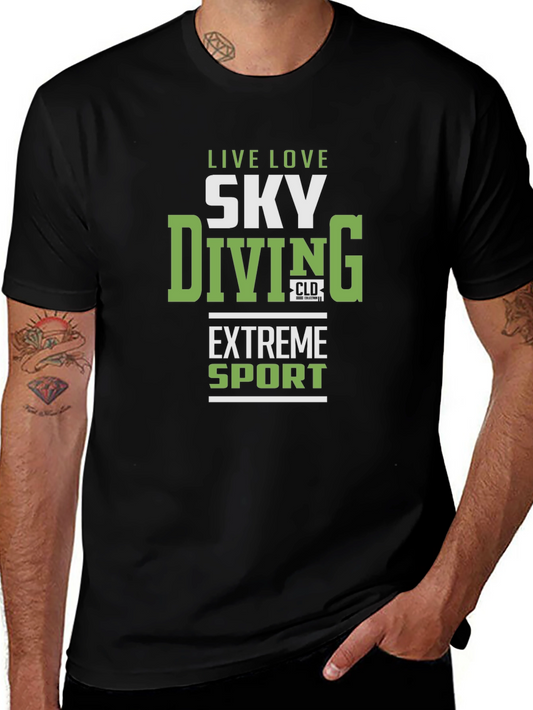 Live Love Sky Diving Extreme Sport T-Shirt