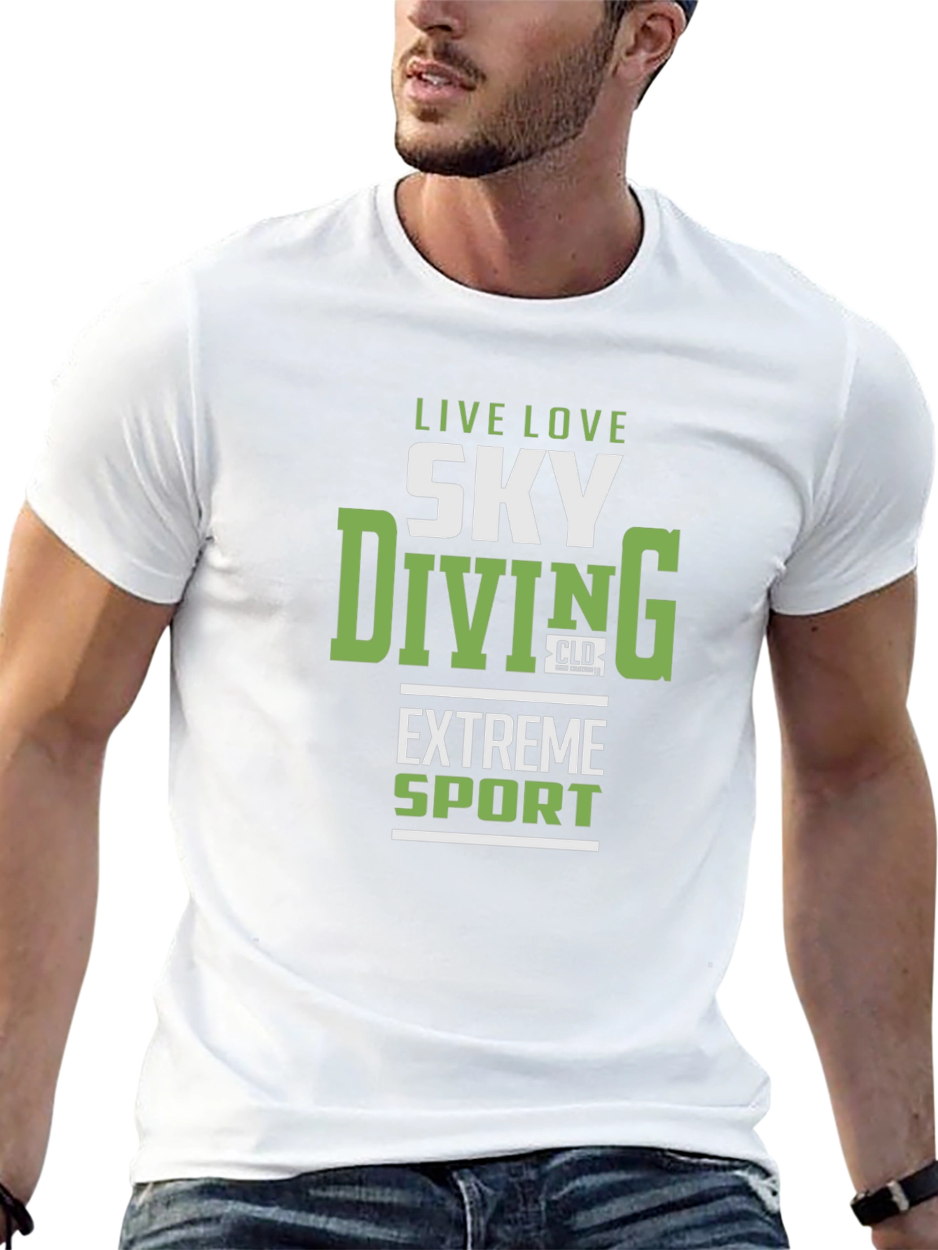 Live Love Sky Diving Extreme Sport T-Shirt