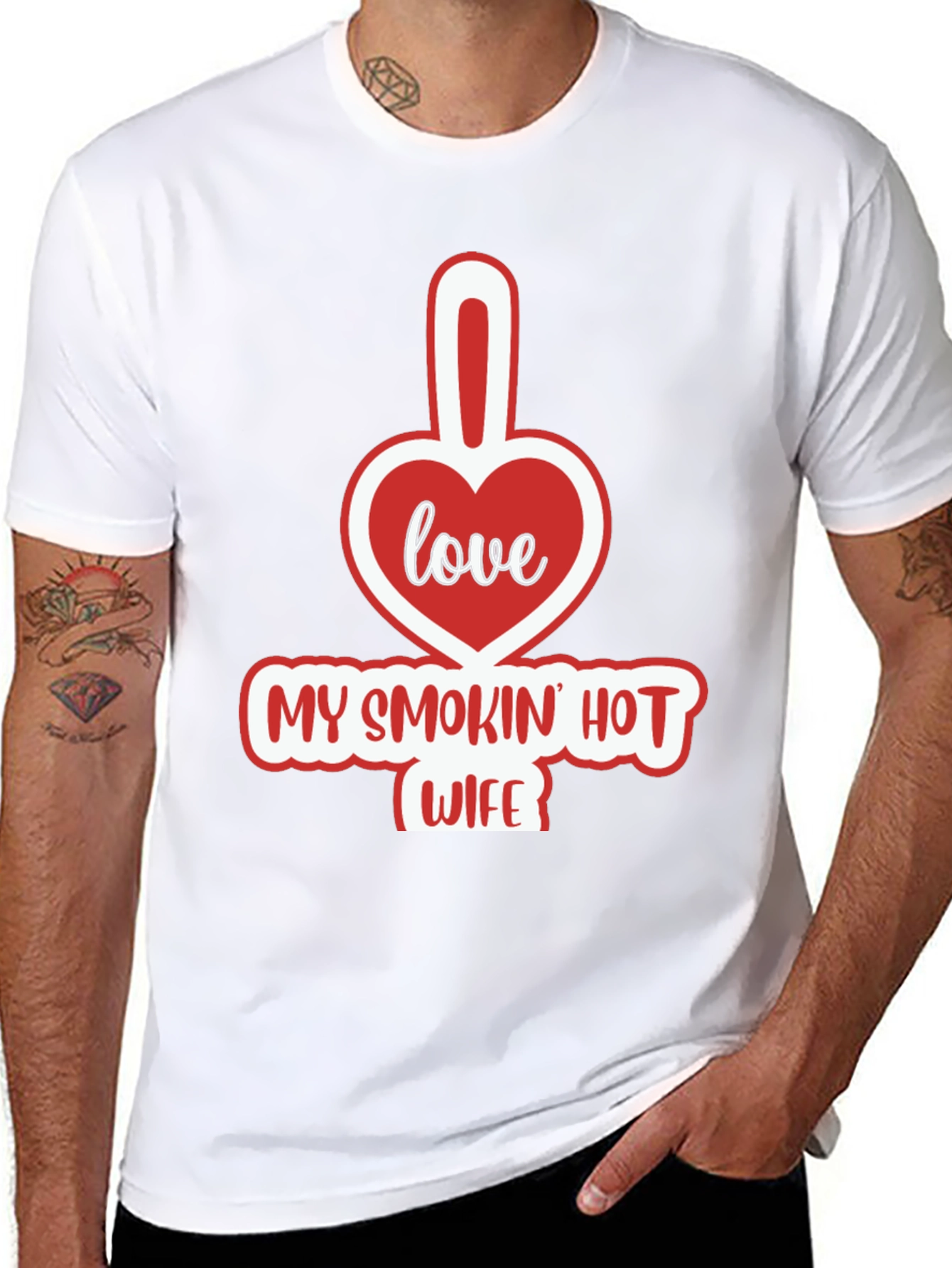 Funny My Smokin Hot Wife Graphic T-Shirt