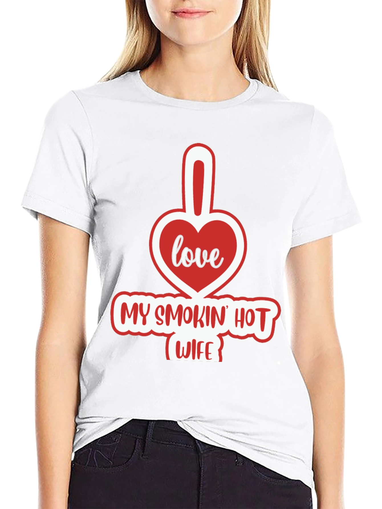 Funny My Smokin Hot Wife Graphic T-Shirt