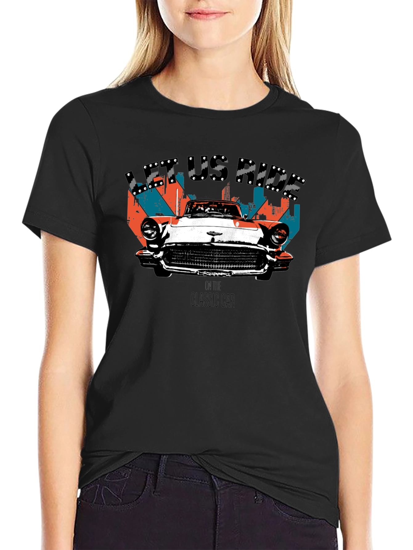 Classic Car Graphic Tee - Let Us Ride