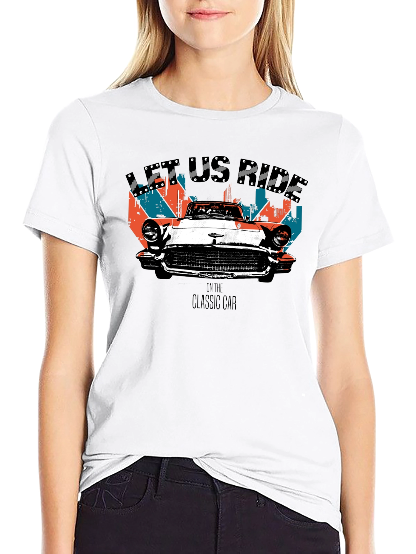 Classic Car Graphic Tee - Let Us Ride