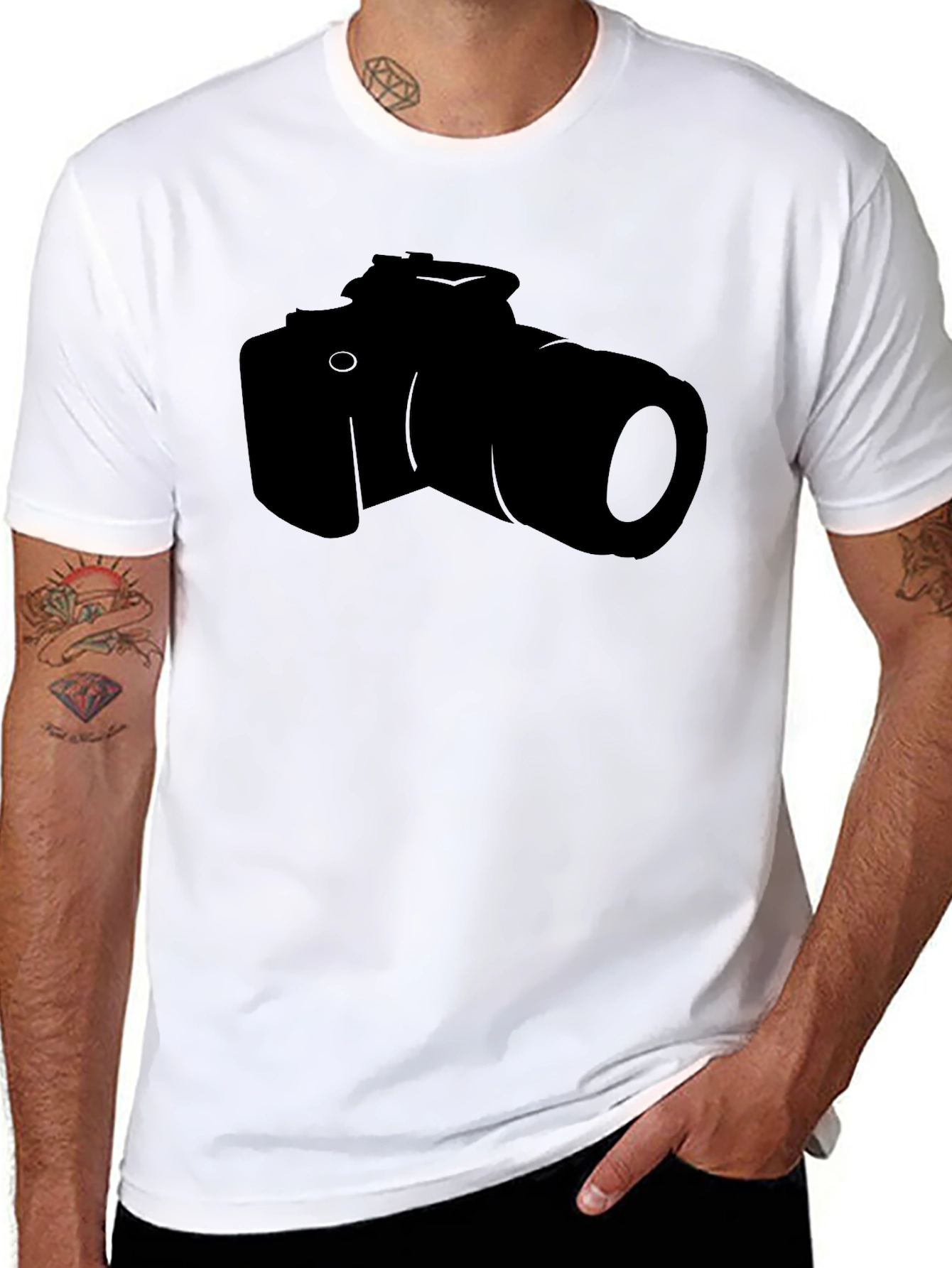 Camera Graphic Tee - Photographer Shirt