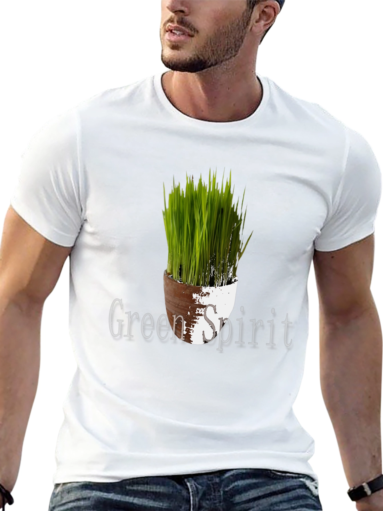 Green Spirit Plant Graphic Tee