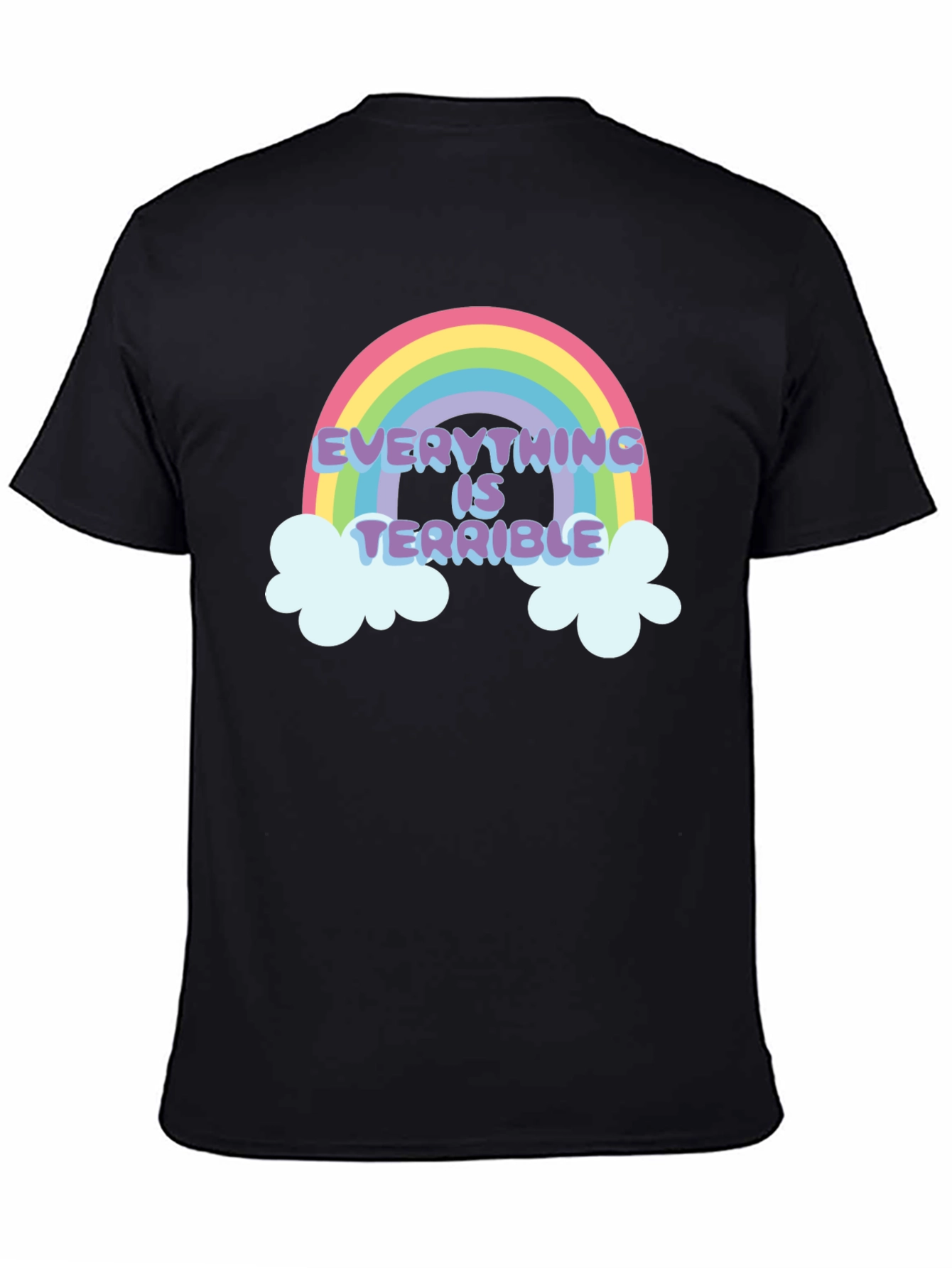 Everything is Terrible Rainbow Graphic T-Shirt