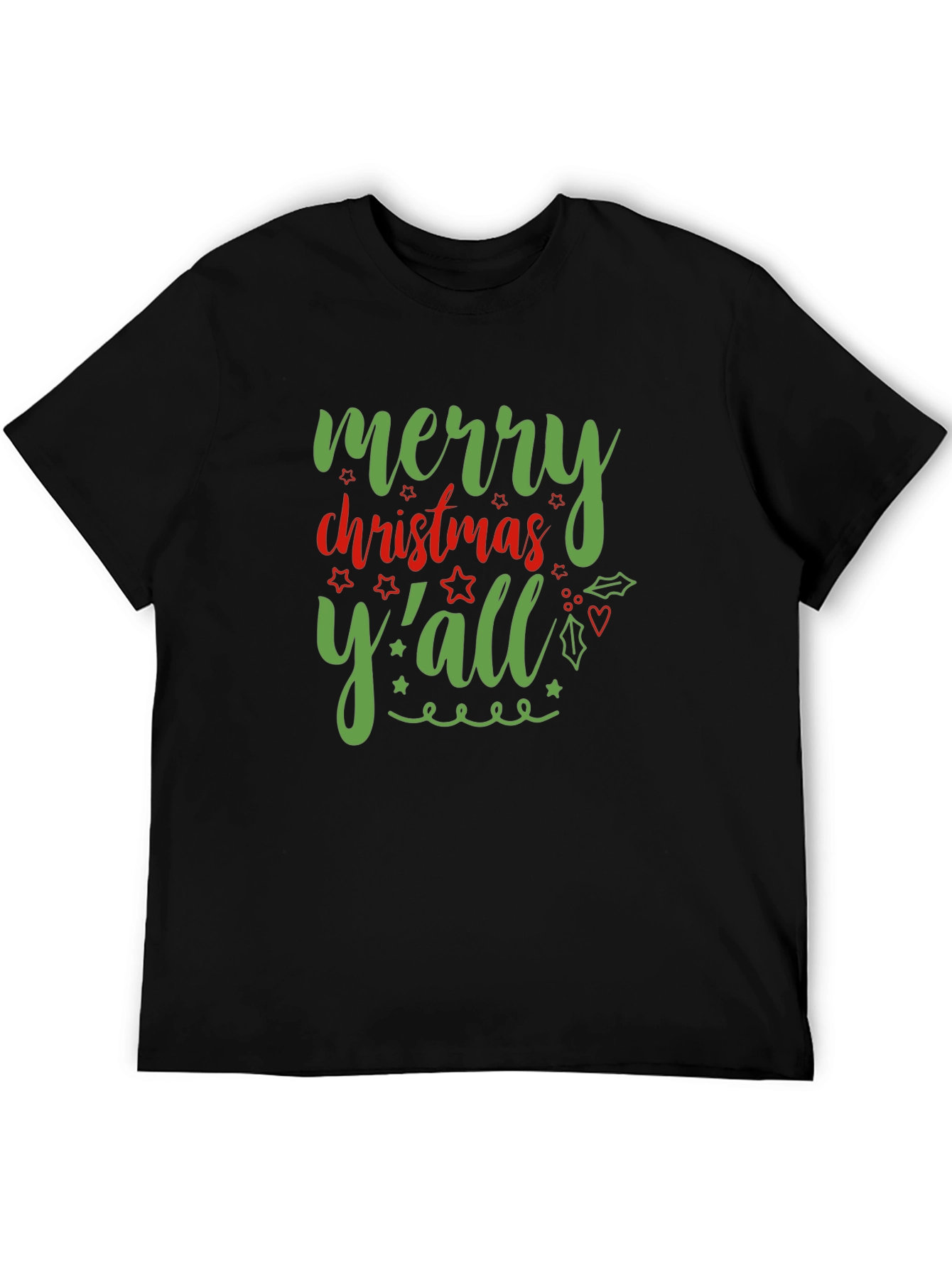 Merry Christmas Yall Graphic T-Shirt