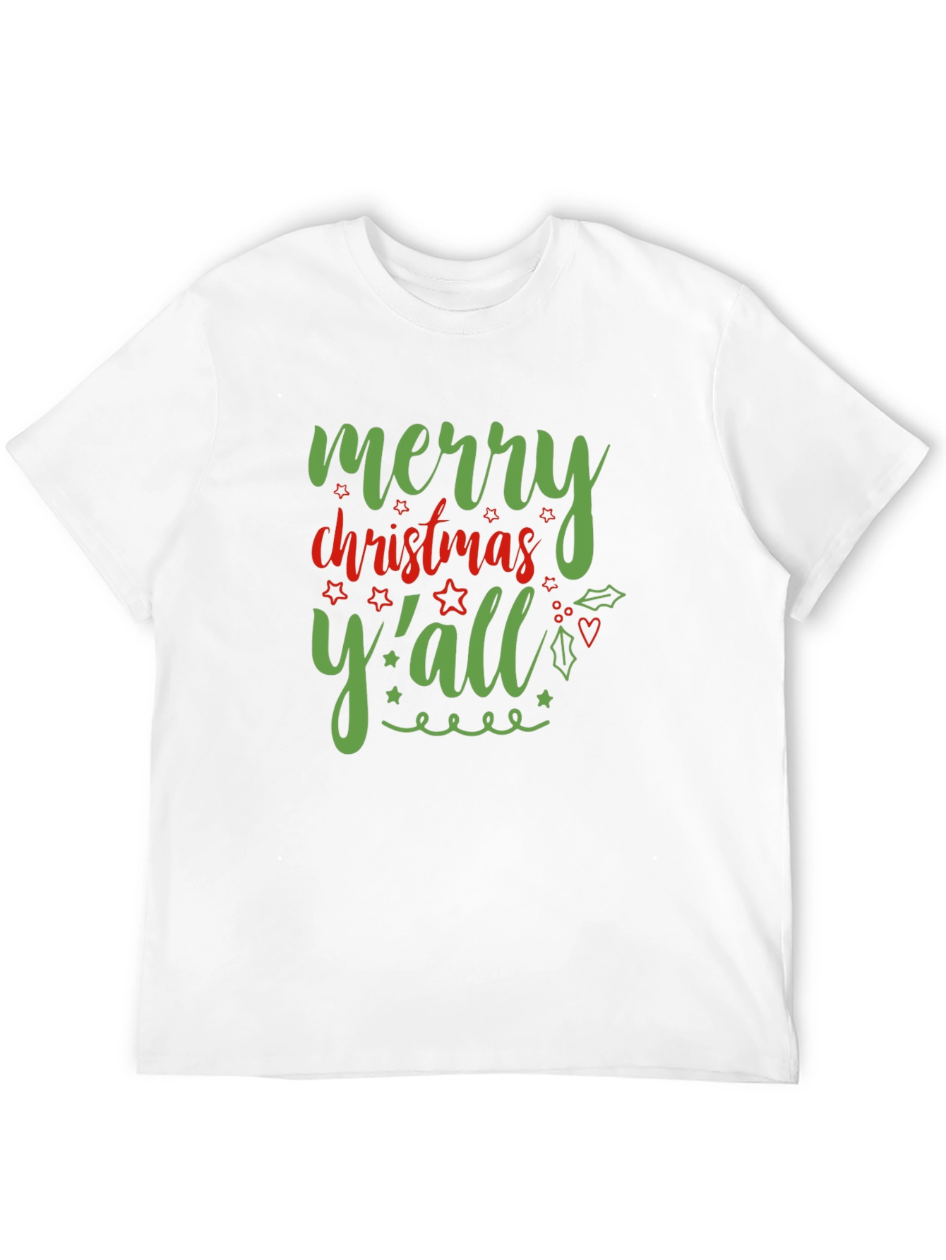 Merry Christmas Yall Graphic T-Shirt