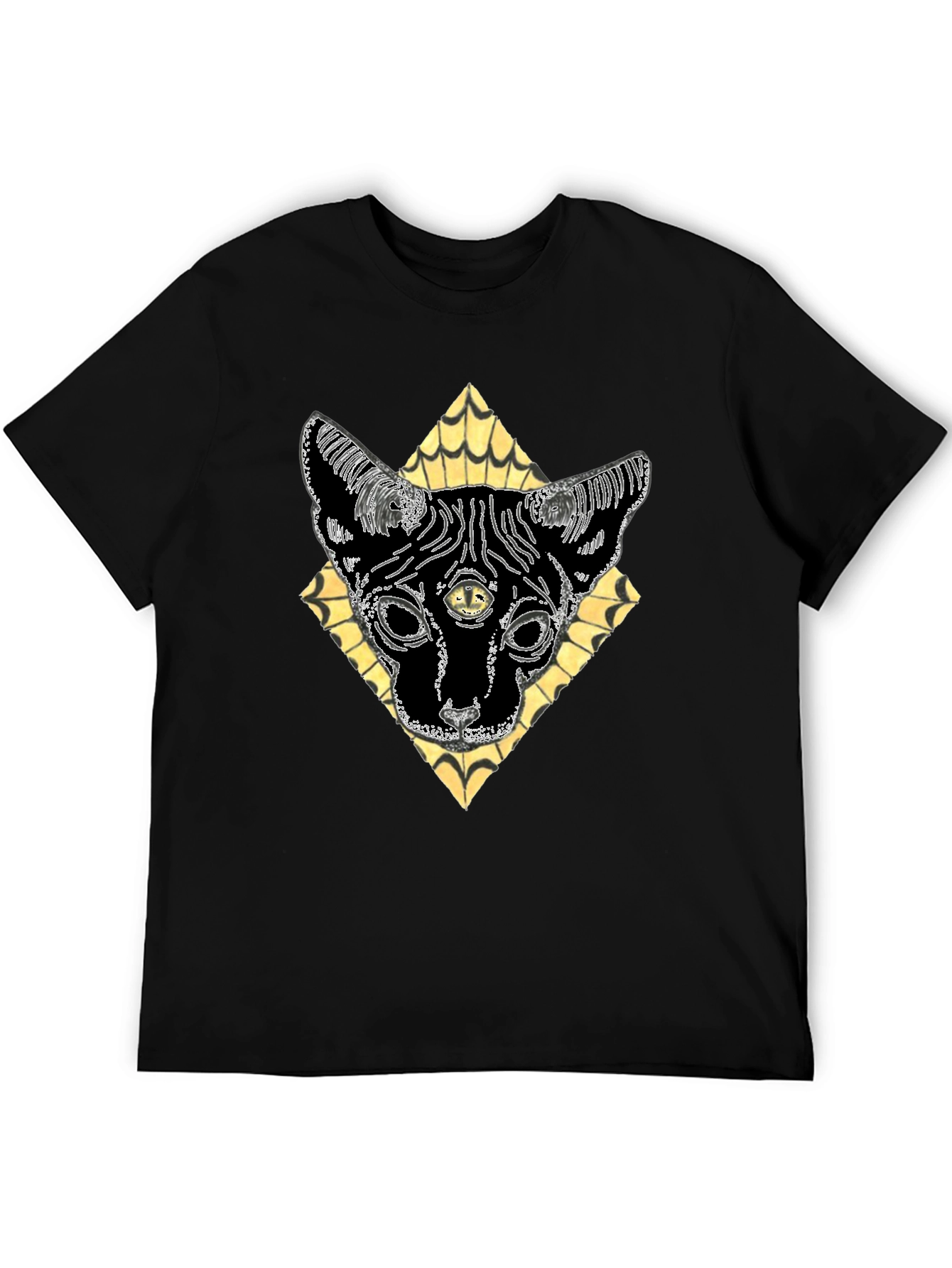 Mystic Cat T-Shirt - Third Eye Feline Design