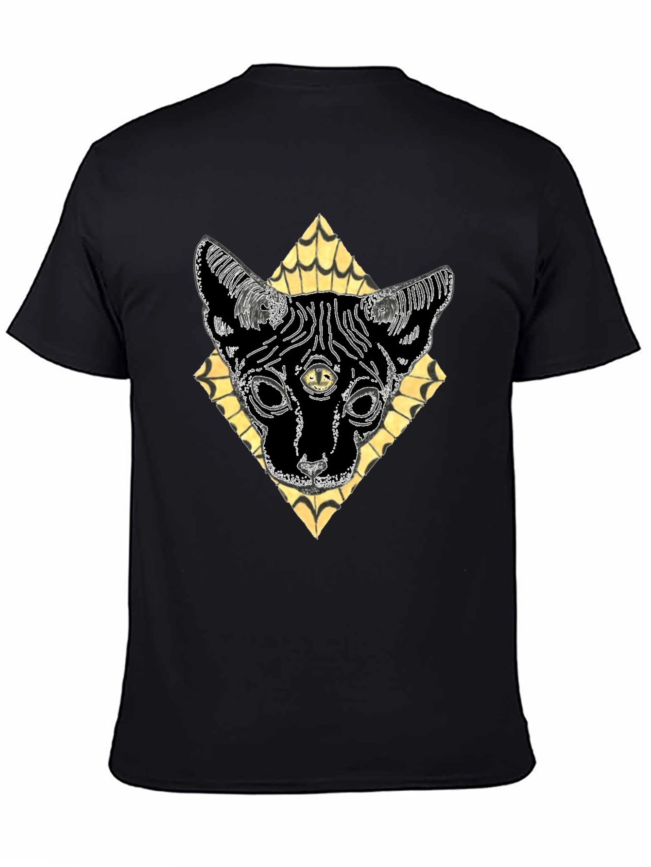Mystic Cat T-Shirt - Third Eye Feline Design