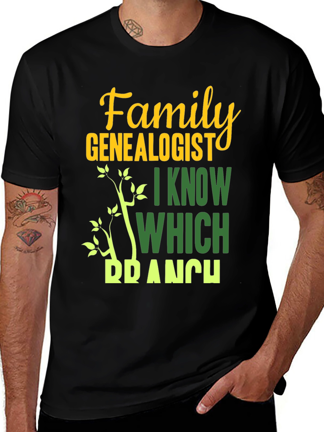 Family Genealogist T-Shirt - I Know Which Branch