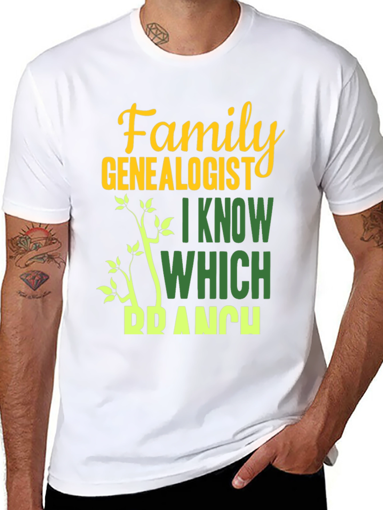 Family Genealogist T-Shirt - I Know Which Branch