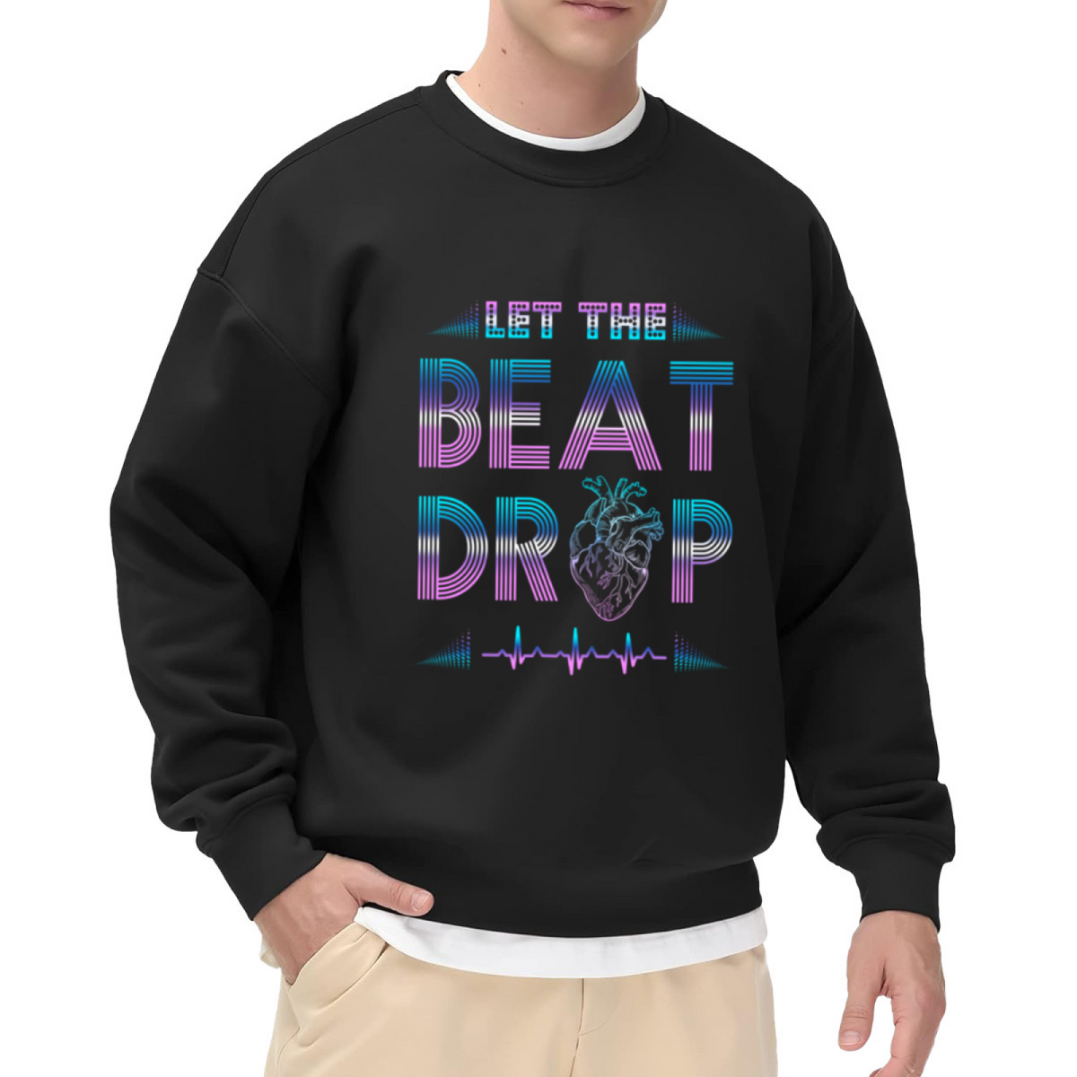 BEAT DRIP - Hip Hop Streetwear Graphic ԲÁìÎÀÒÂ | Unisex Pullover Sweatshirt