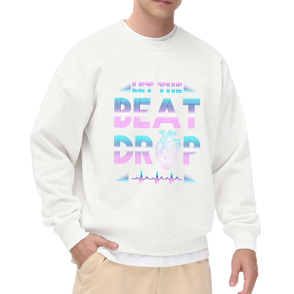 BEAT DRIP - Hip Hop Streetwear Graphic ԲÁìÎÀÒÂ | Unisex Pullover Sweatshirt