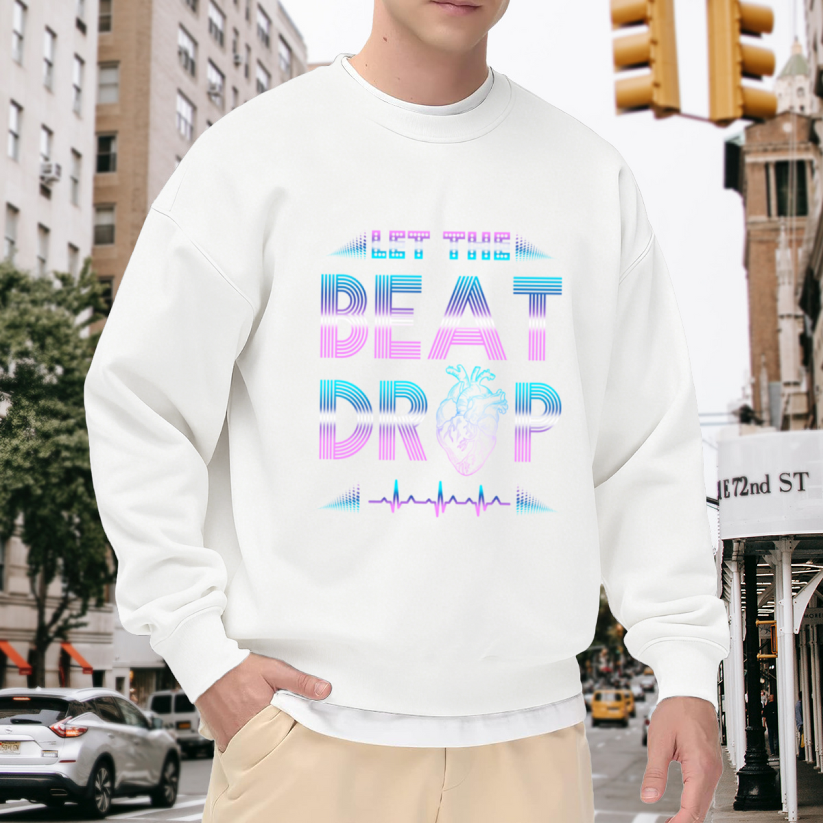 BEAT DRIP - Hip Hop Streetwear Graphic ԲÁìÎÀÒÂ | Unisex Pullover Sweatshirt