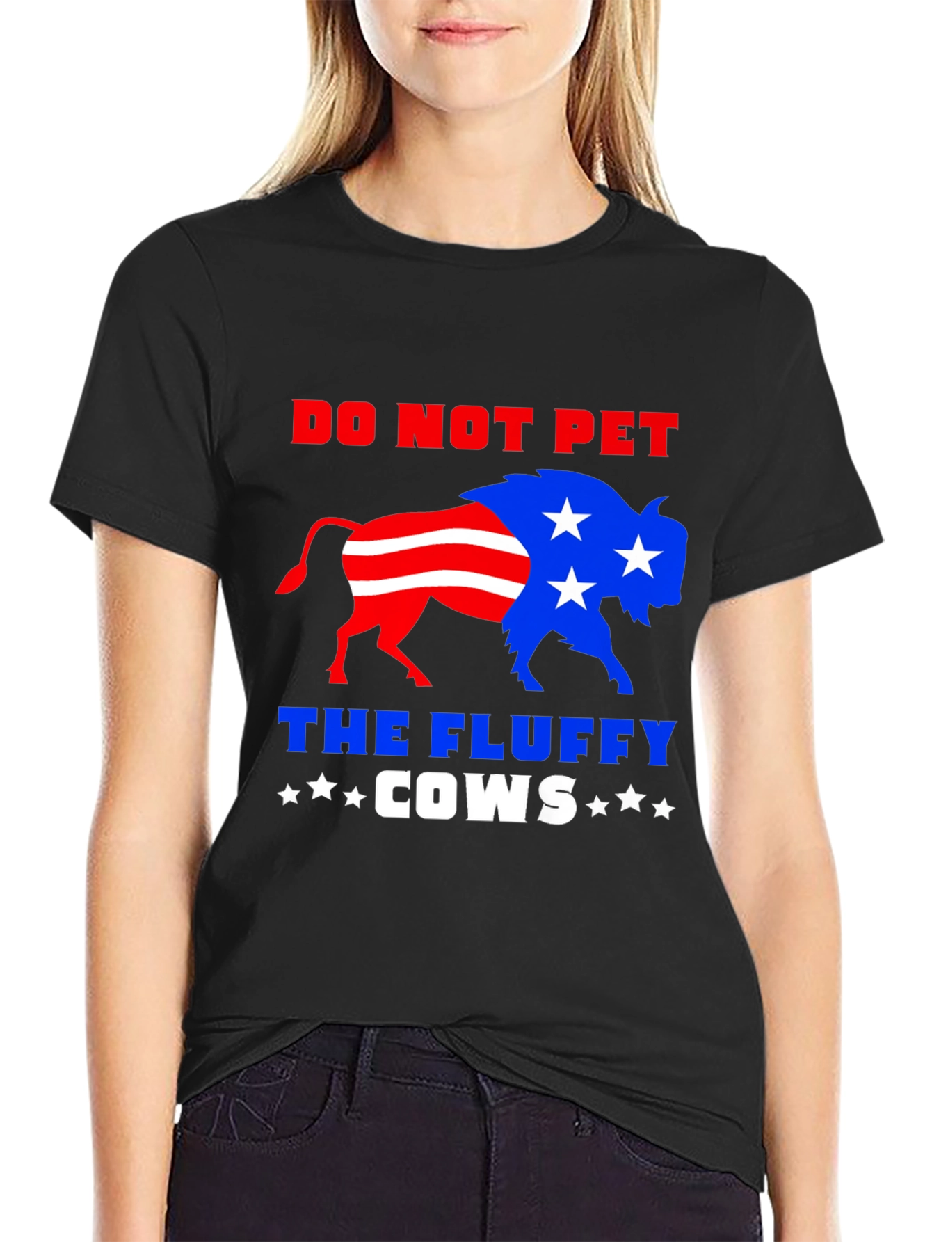 Do Not Pet The Fluffy Cows T-Shirt
