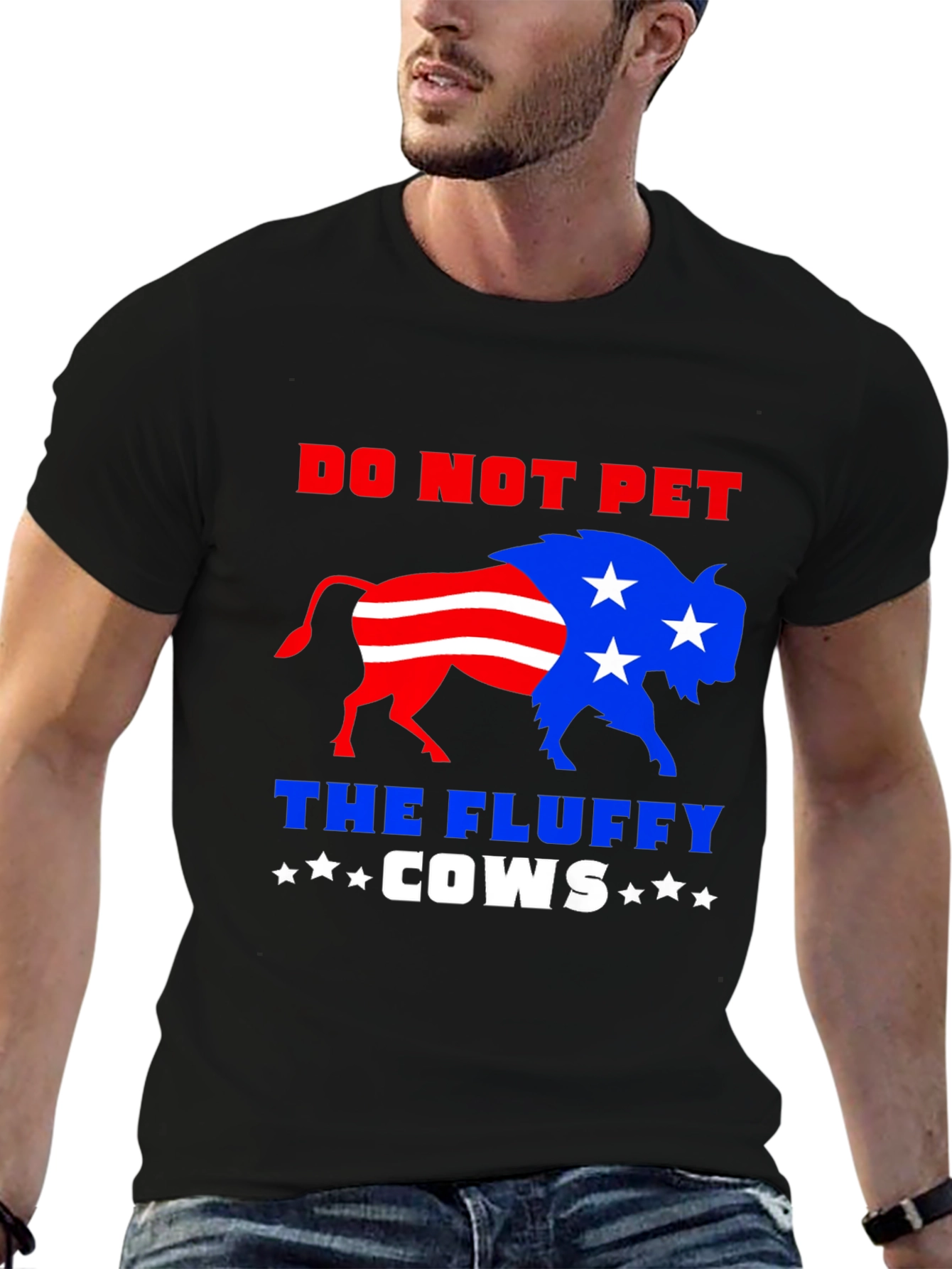 Do Not Pet The Fluffy Cows T-Shirt