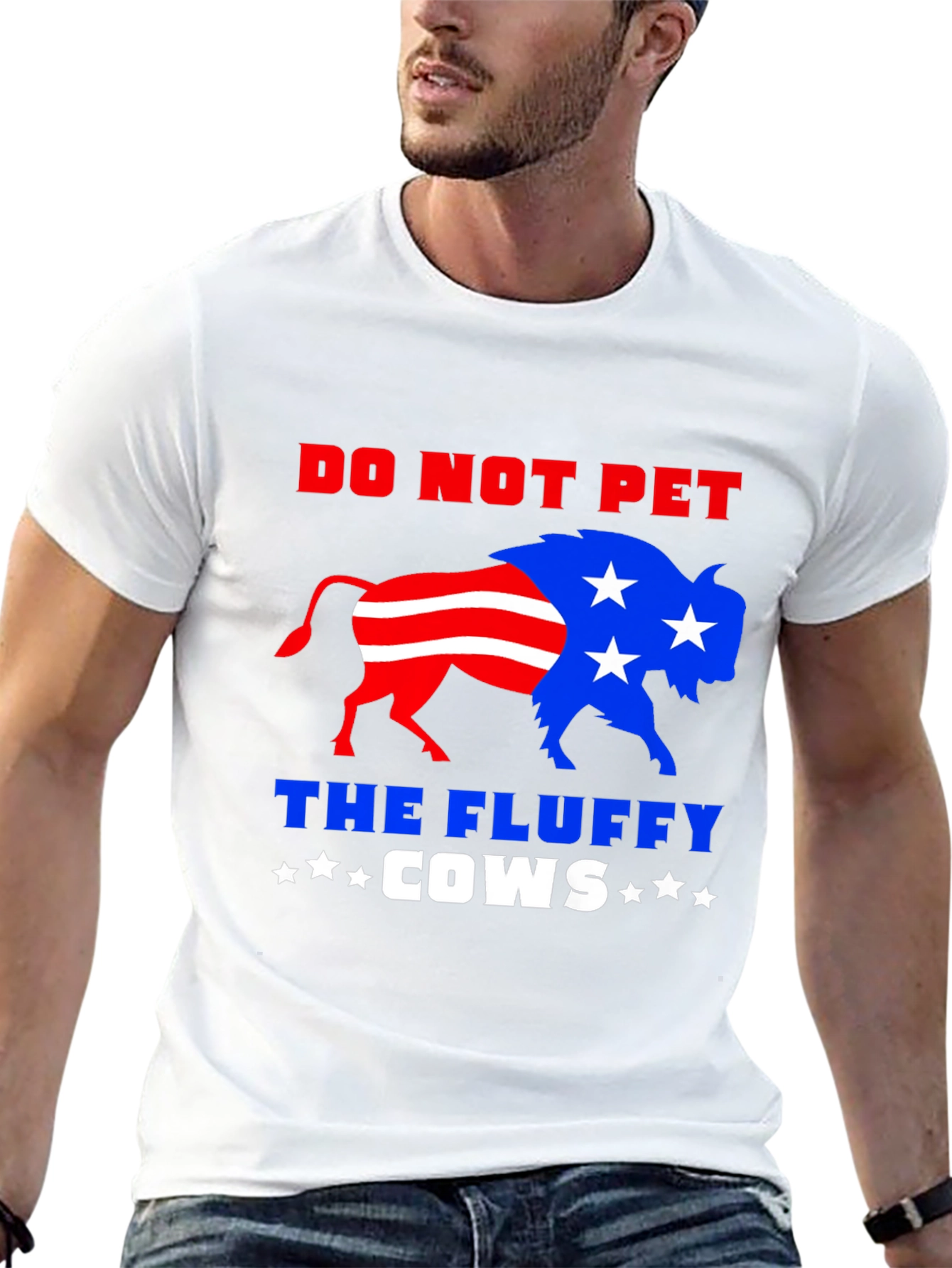 Do Not Pet The Fluffy Cows T-Shirt