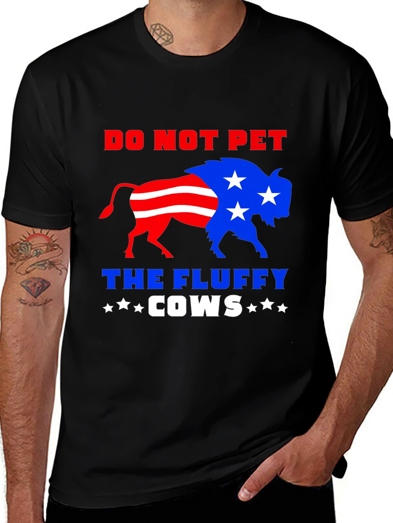 Do Not Pet The Fluffy Cows T-Shirt