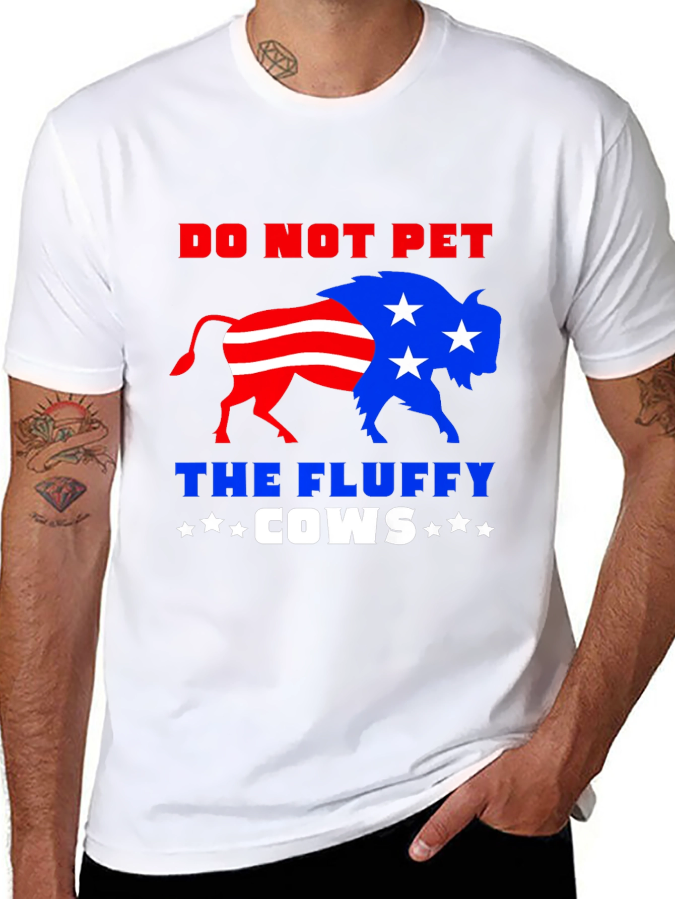 Do Not Pet The Fluffy Cows T-Shirt