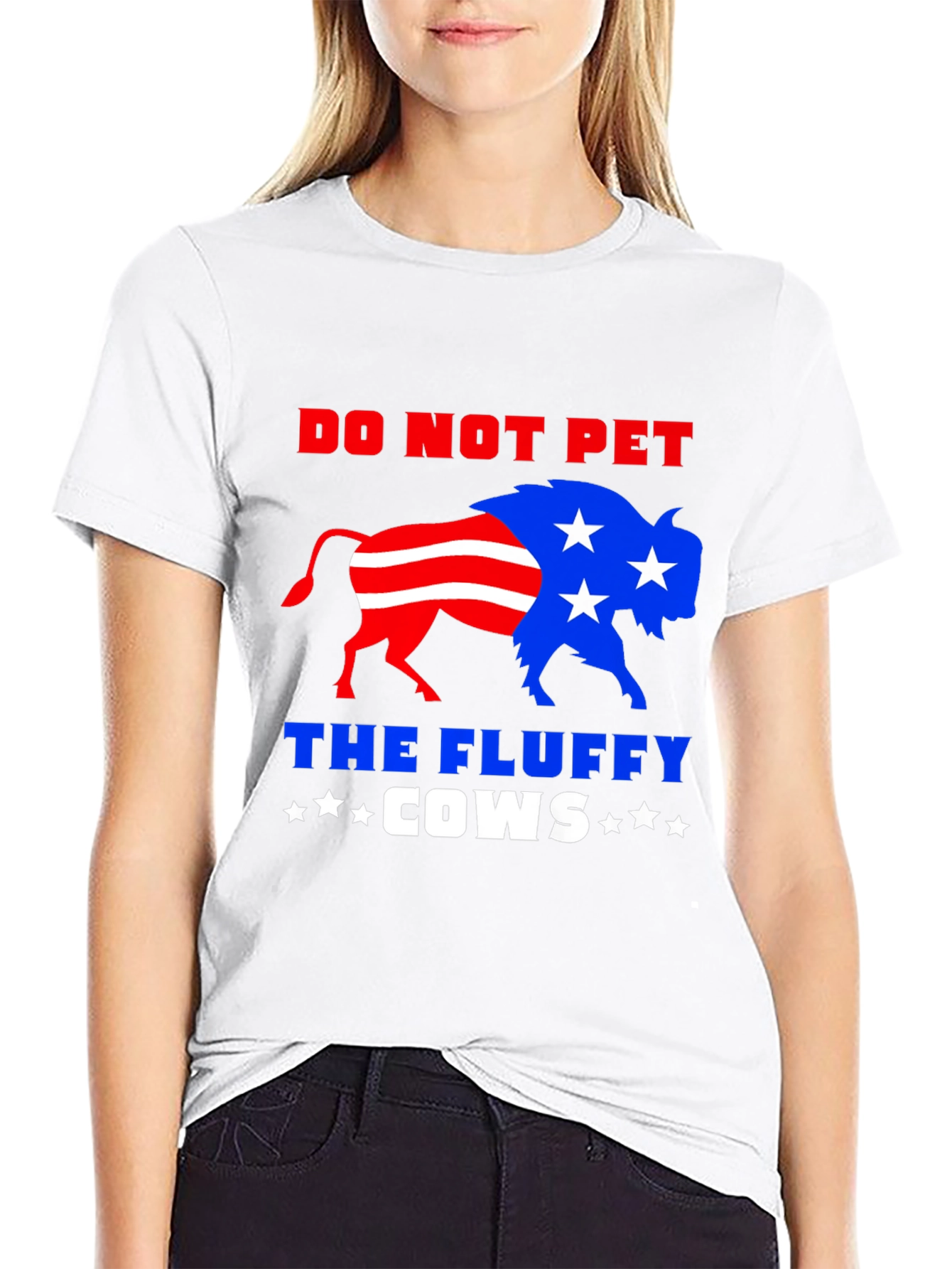 Do Not Pet The Fluffy Cows T-Shirt