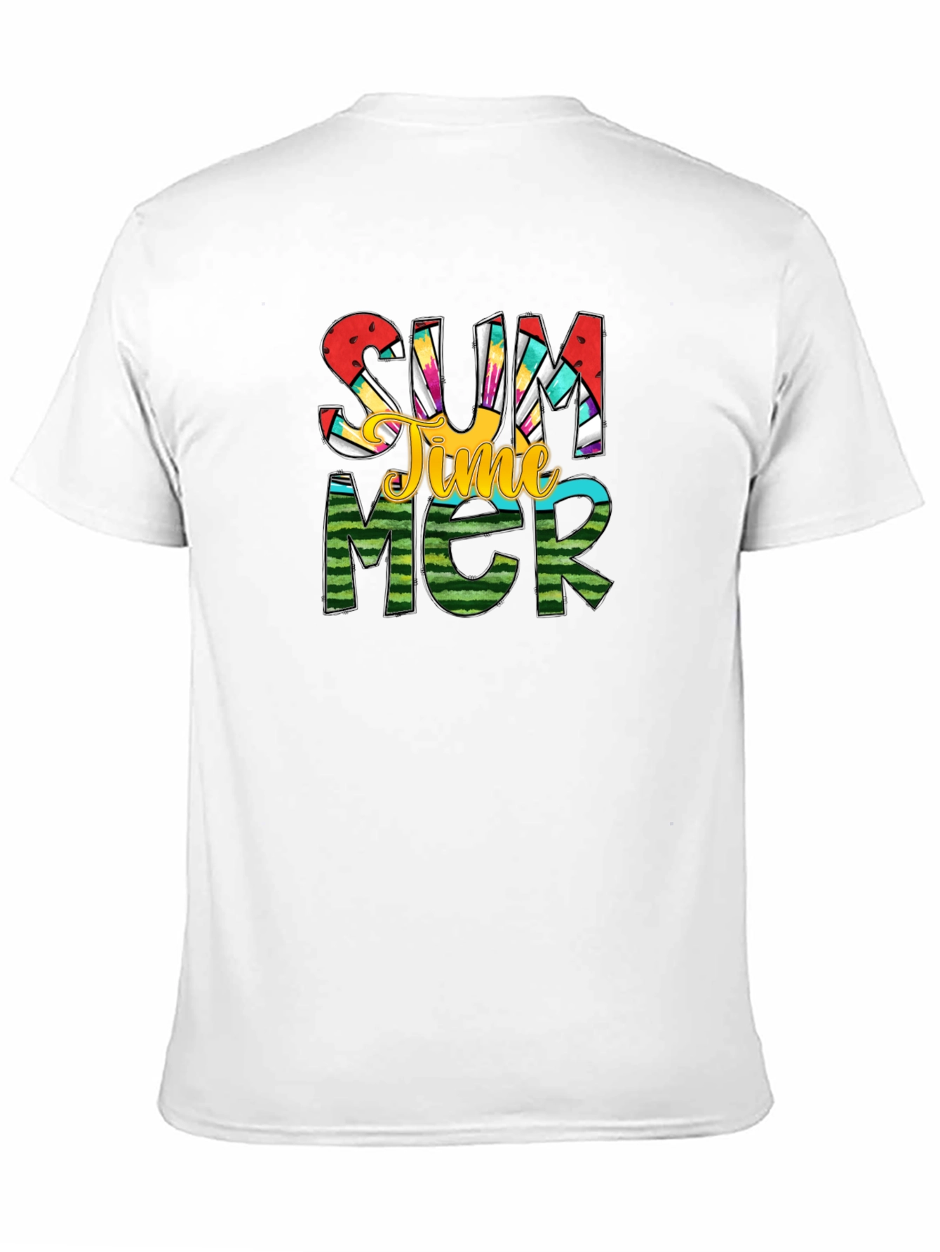 Summer Time Graphic Tee - Black